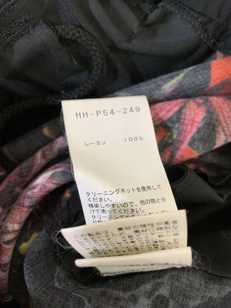 Yohji Yamamoto Black Scandal 19ss look27 printed rayon pants