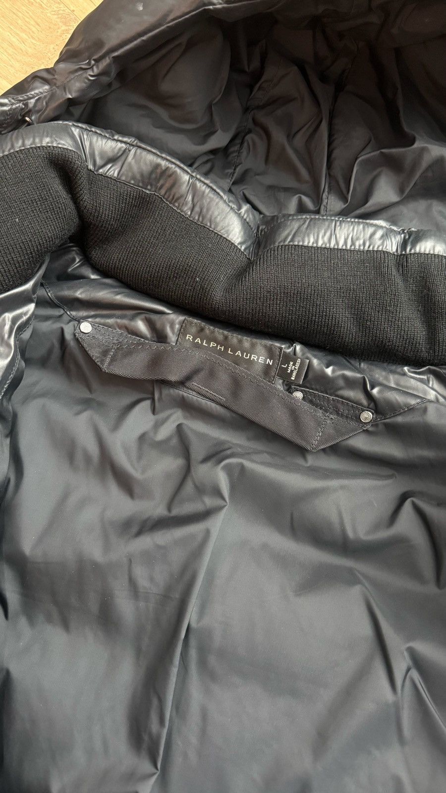 Ralph Lauren Black Label Ralph Lauren Technical Down Puffer Jacket – Black – Size L Size US L / EU 52-54 / 3 - 4 Thumbnail