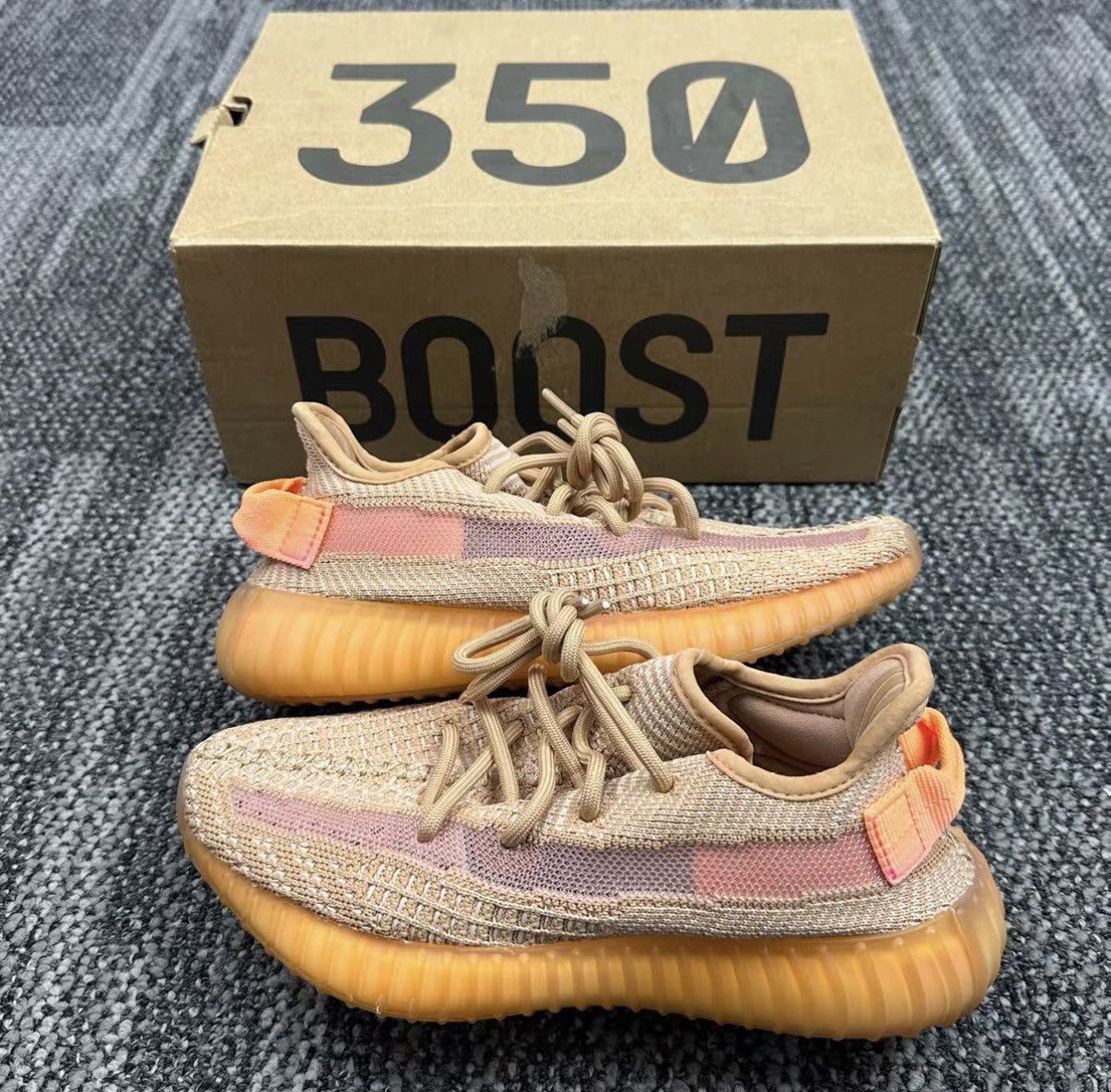 Yeezy Adidas Yeezy 350 V2 Clay Red Limited Edition J42 Size US 4.5 / IT 34.5 - 4 Thumbnail