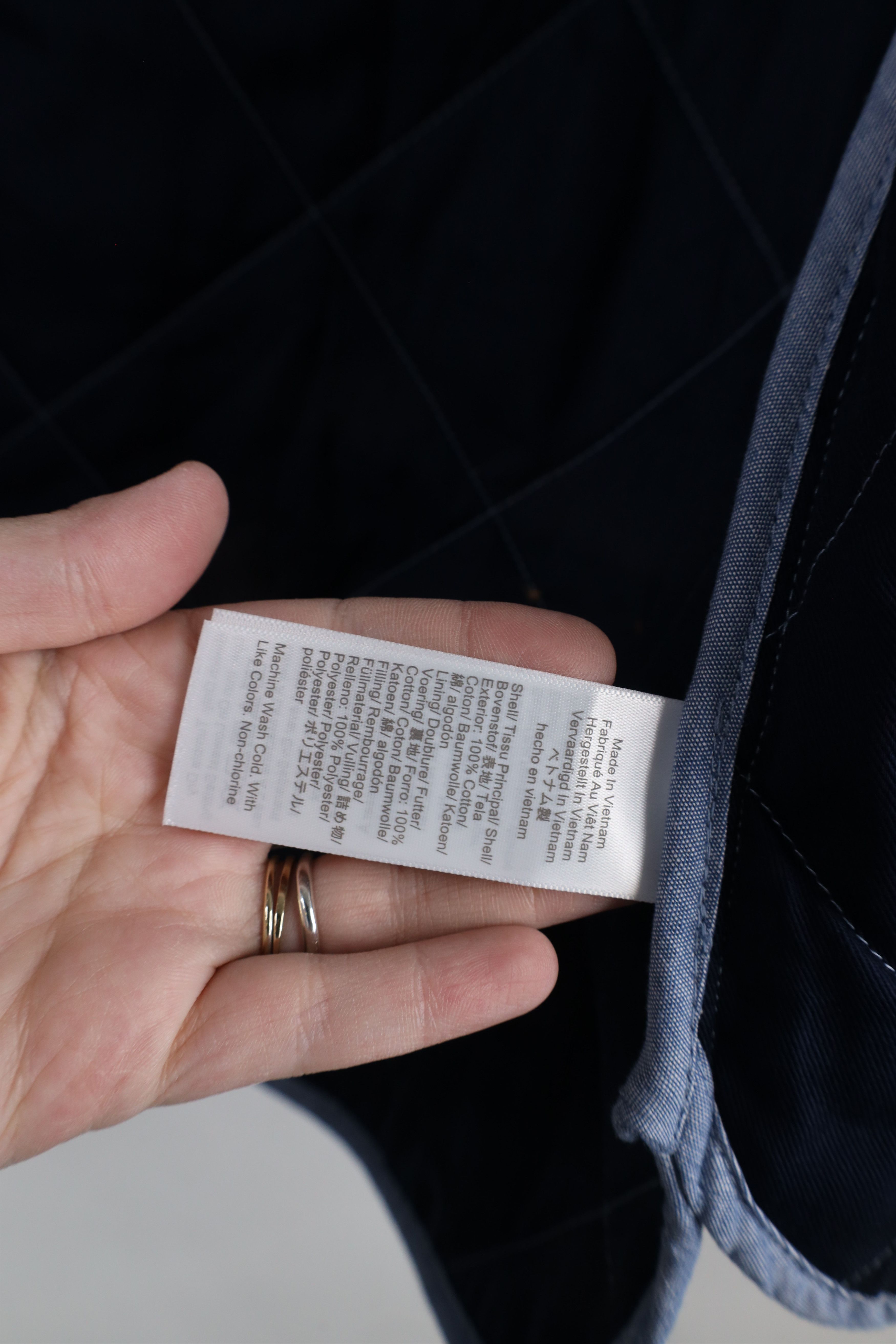 J.Crew × Vintage J Crew Chambray Quilted Full Zip Puffer Vest Jacket Blue Size US S / EU 44-46 / 1 - 6 Thumbnail