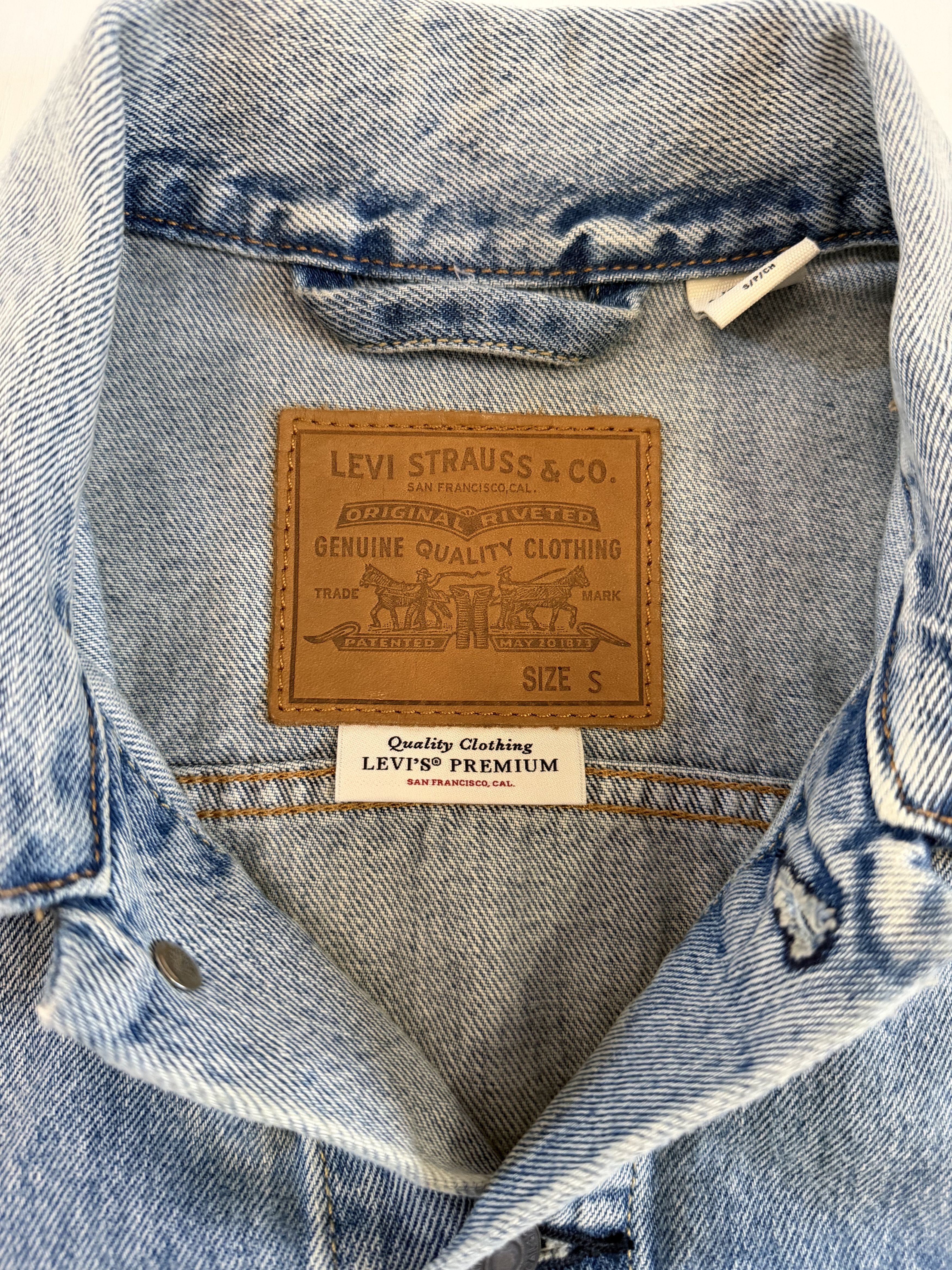 Levi's Levi's Denim Trucker Jacket Size US S / EU 44-46 / 1 - 3 Thumbnail