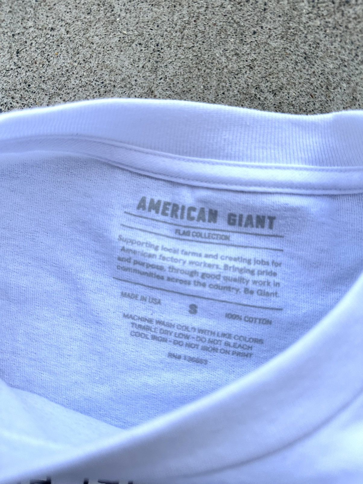 American Giant American Giant T Shirt Men Size Small White Made In USA Size US S / EU 44-46 / 1 - 4 Thumbnail