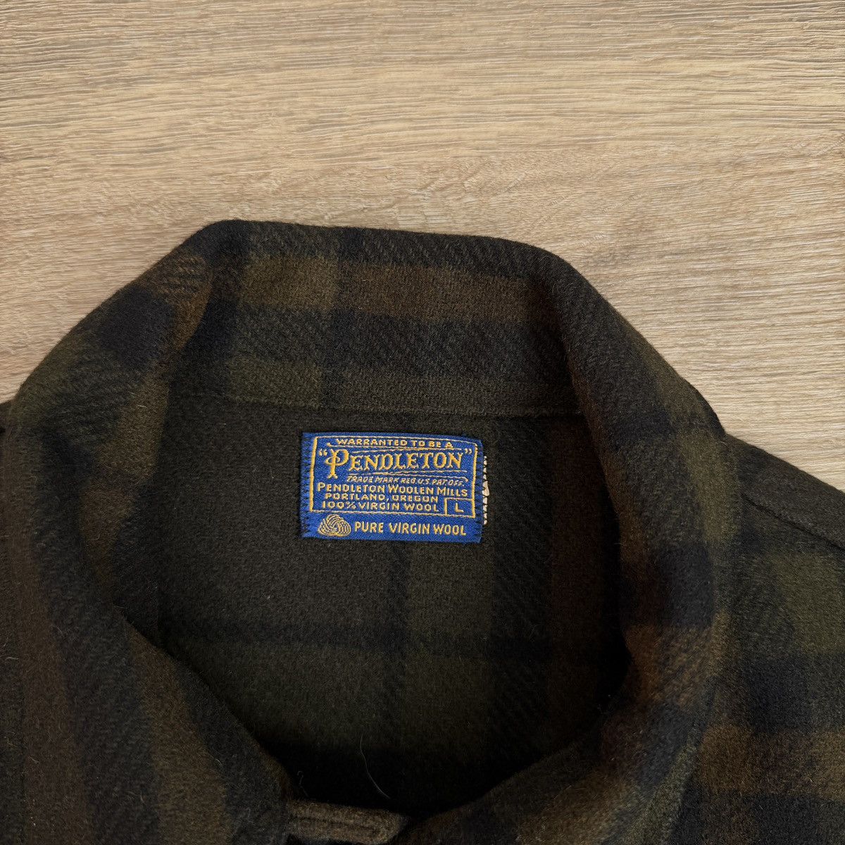 Pendleton Vintage Pendleton Virgin Wool Overshirt Flannel Plaid Check Size US L / EU 52-54 / 3 - 2 Thumbnail