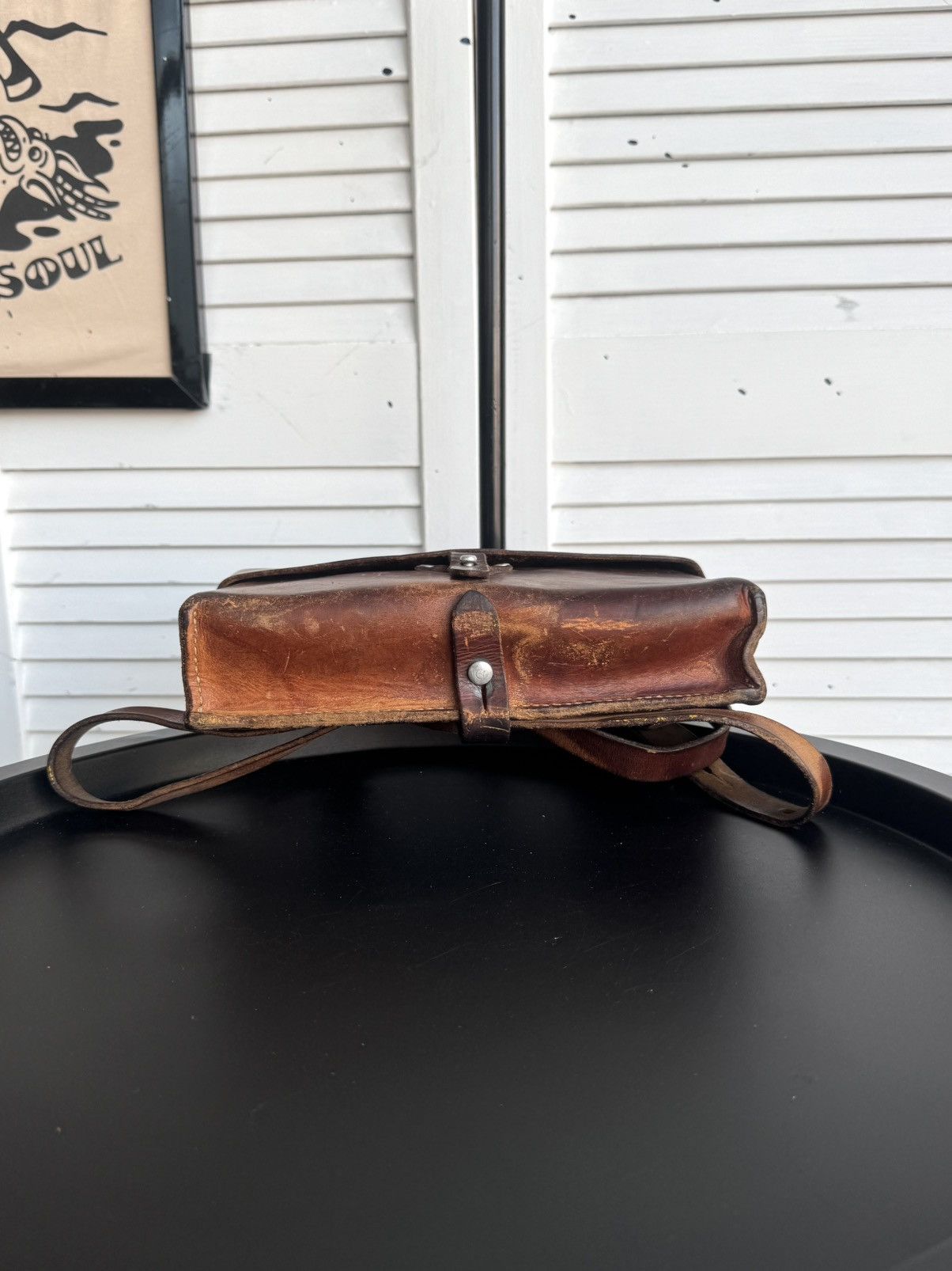 Vintage Vintage Swiss Army Leather Satchel Handcrafted Bag 1976 Size ONE SIZE - 8 Thumbnail