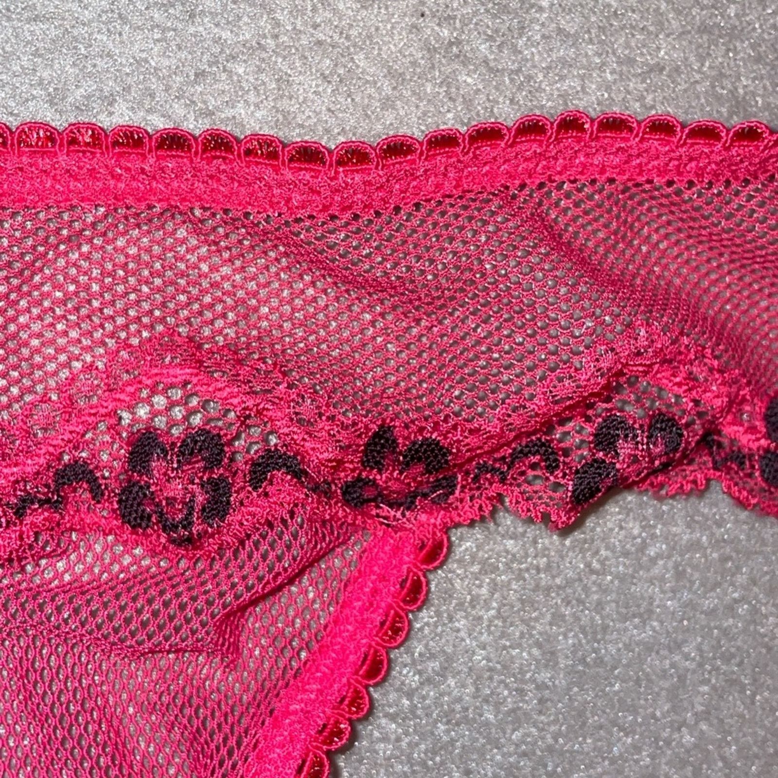 Victoria's Secret Victoria’s Secret Sexy Little Things thong Hot Pink Panties Size ONE SIZE - 7 Thumbnail