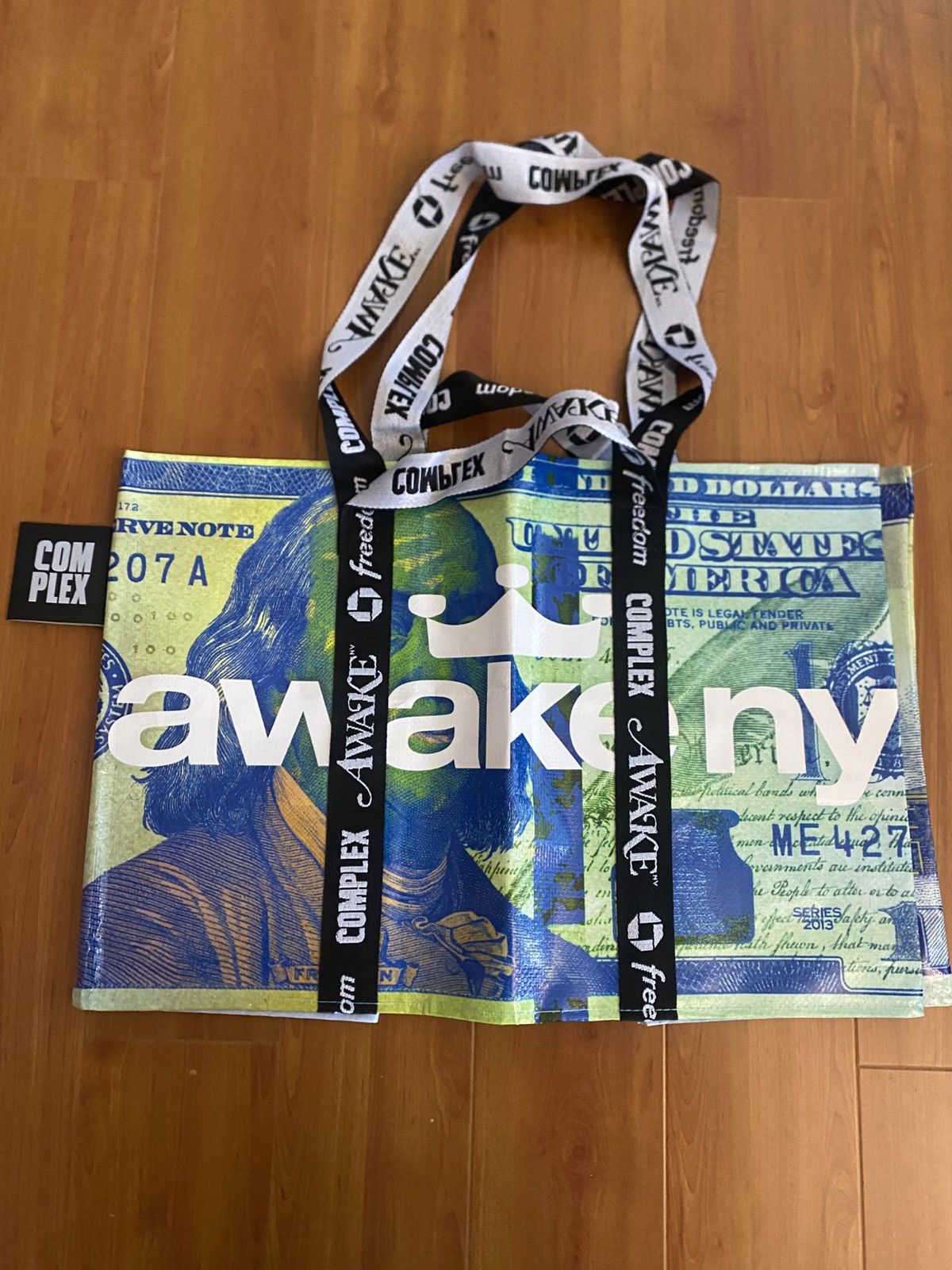 Awake NY Complexcon Exclusive Awake NY Chase Tote Bag Blue Size ONE SIZE - 1 Thumbnail
