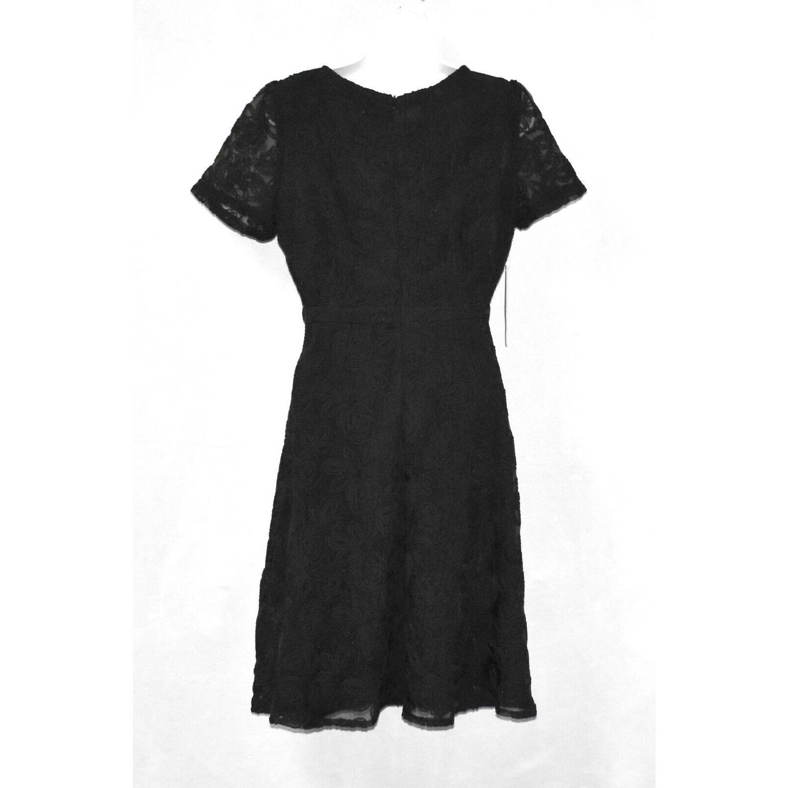 Anthropologie New ANTHROPOLOGIE SANDAY IN BROOKLYN Black Floral Dress Sz S Size S / US 4 / IT 40 - 2 Thumbnail