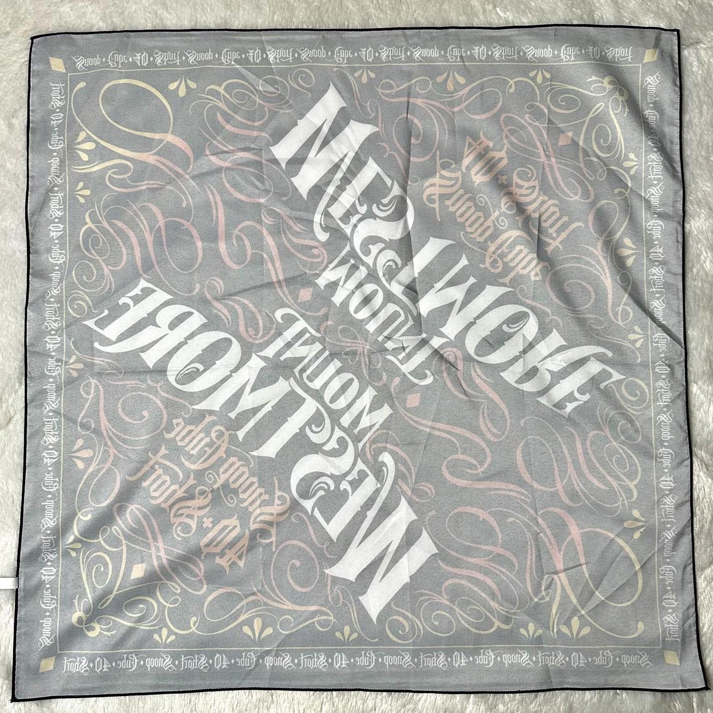 Snoop Dogg NEW Mount Westmore Logo Snoop Cube 40 Short Bandana Red24x24 Size ONE SIZE - 2 Thumbnail