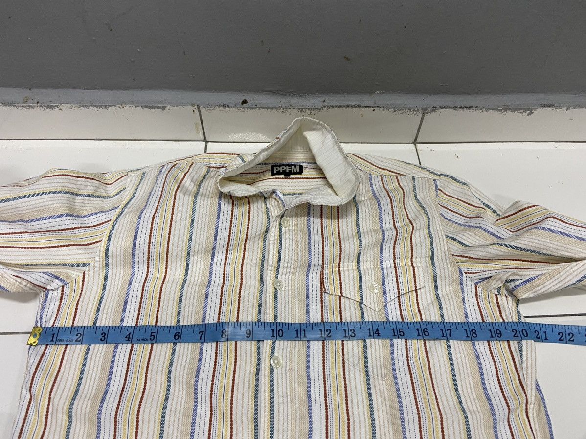 PPFM PPFM STRIPED BUTTON UP SHIRT Size US M / EU 48-50 / 2 - 10 Thumbnail