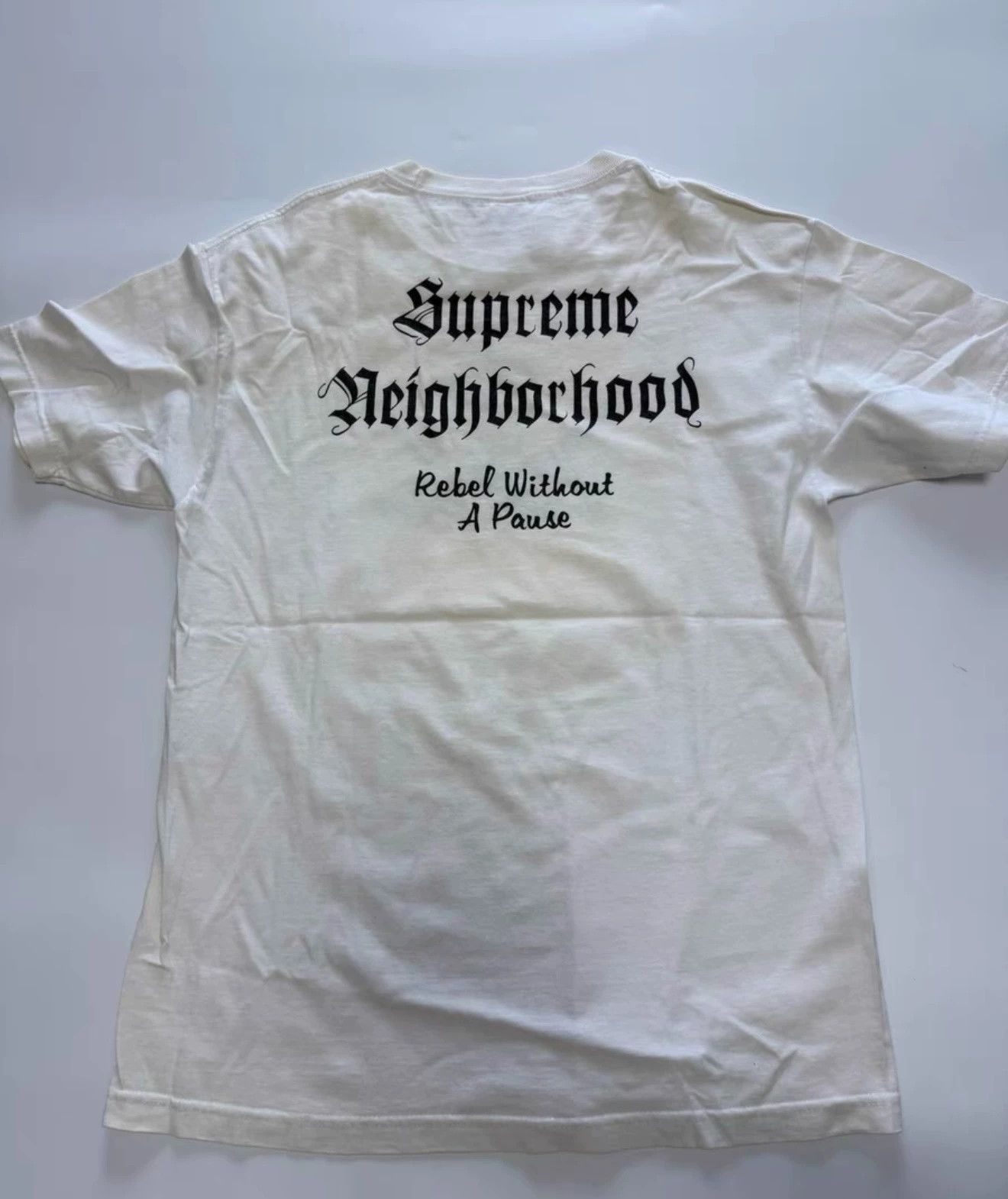 Supreme Supreme 2007 nbhd Dual Blade Skull Box Logo Short Sleeve Tee Size US L / EU 52-54 / 3 - 5 Thumbnail