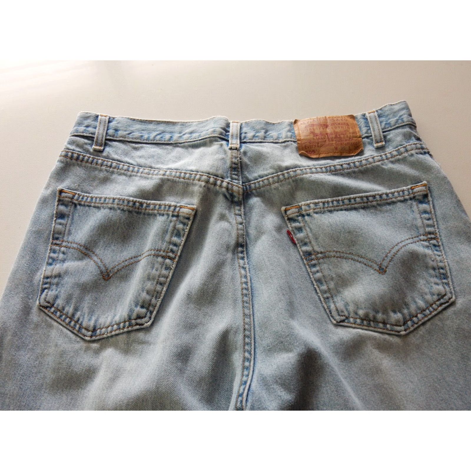 Levi's VINTAGE Levi's Jeans Men Canada Made 505 Straight Fit Denim Blue Size 36x30 Size US 36 / EU 52 - 3 Thumbnail