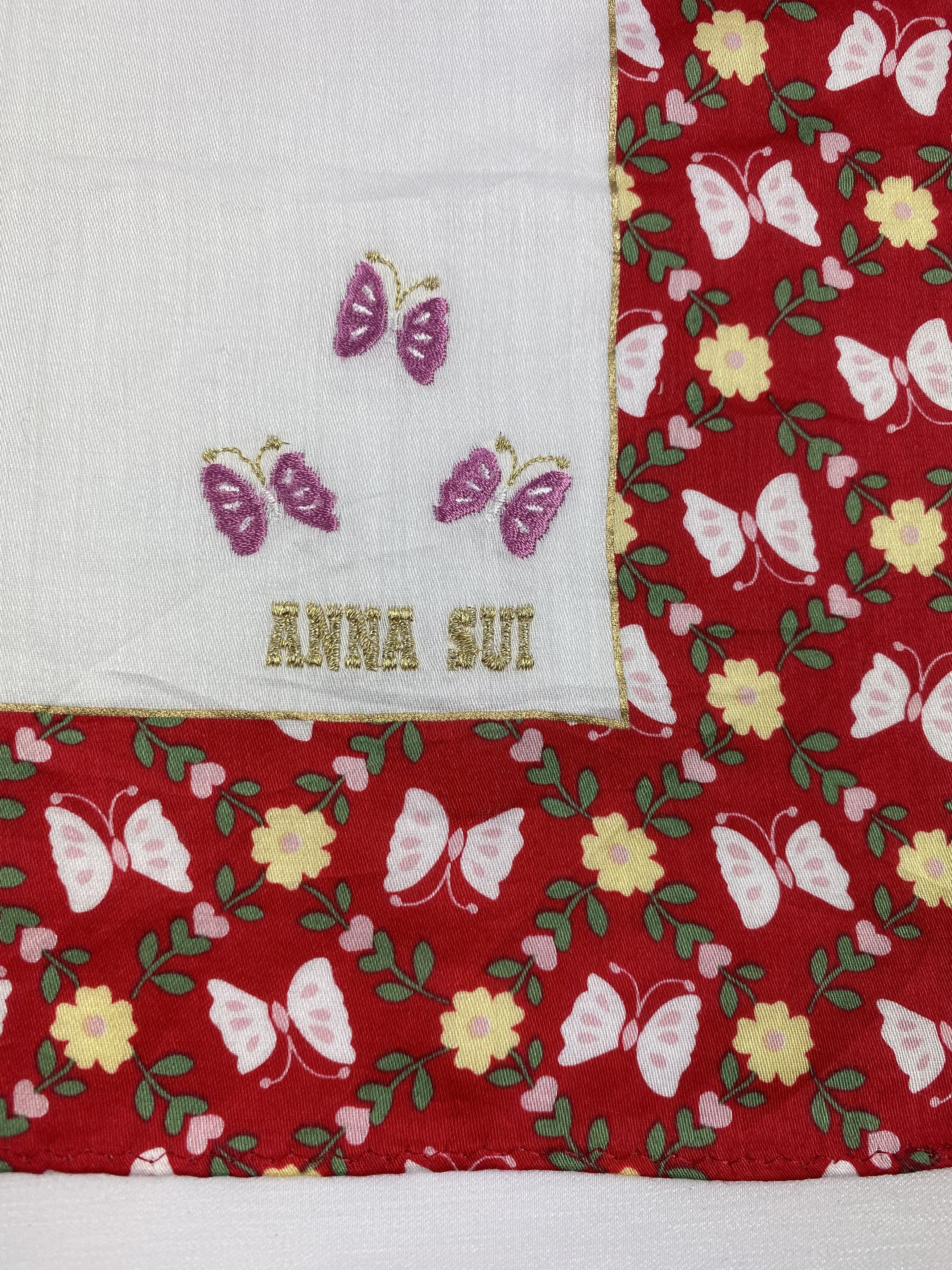 Anna Sui × Vintage Anna Sui Handkerchief / Bandana / Neckerchief Size ONE SIZE - 5 Thumbnail
