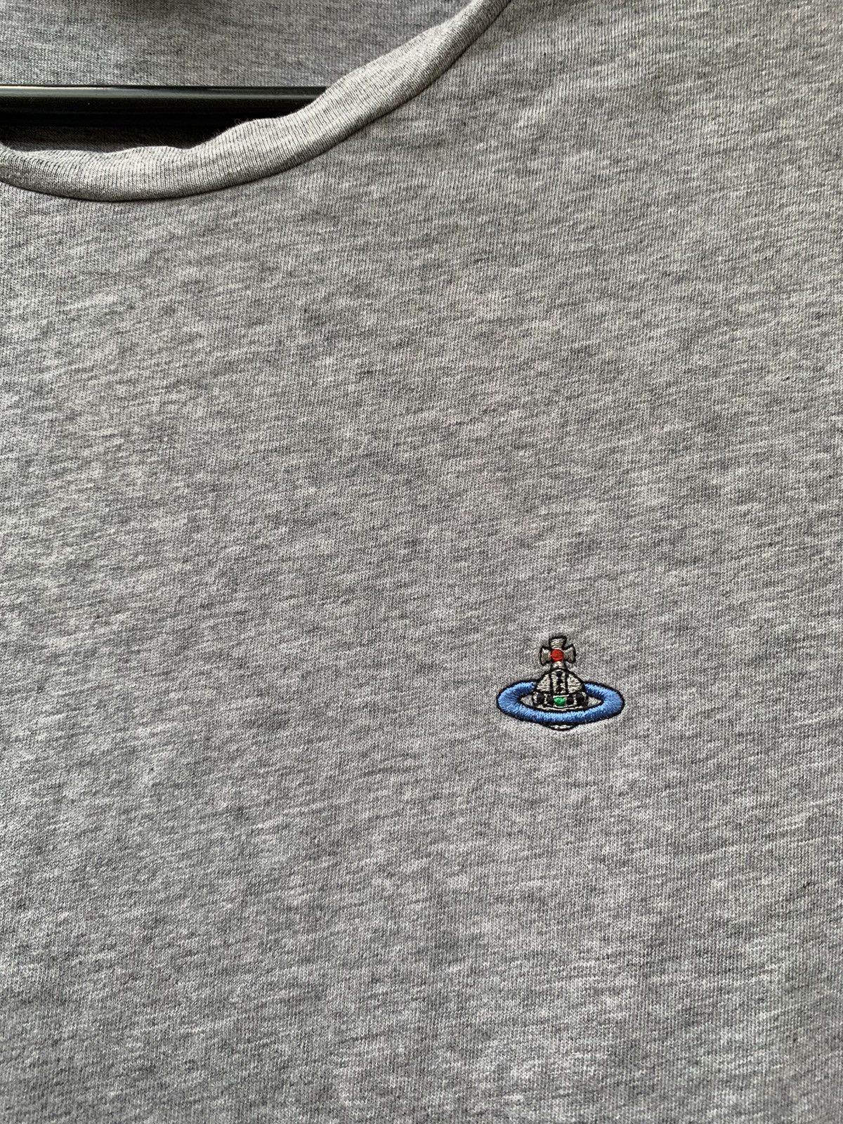 Designer × Vivienne Westwood Vievienne Westwood Basic Logo T-shirt Grey rare y2k style Size US M / EU 48-50 / 2 - 2 Thumbnail