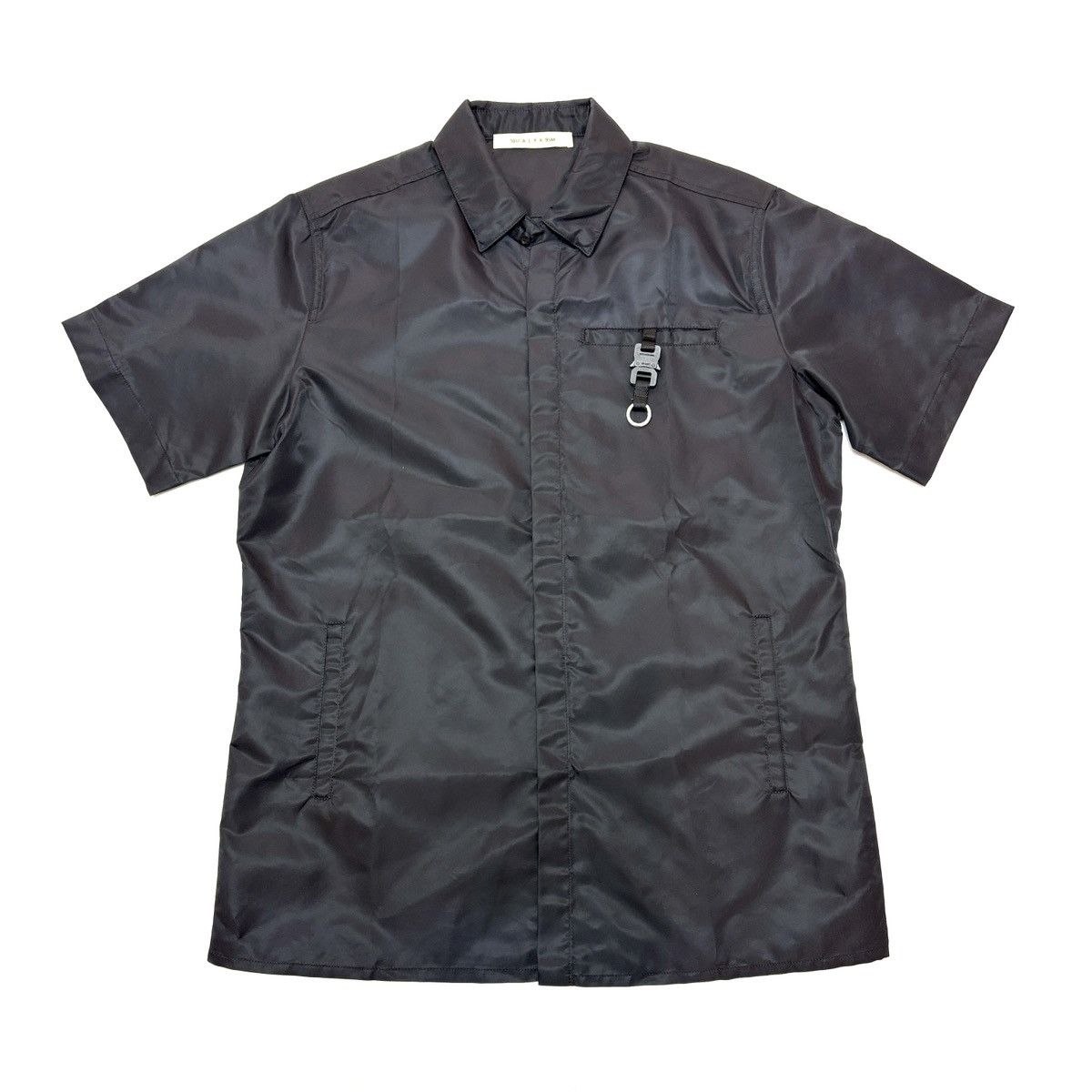 1017 ALYX 9SM 1017 ALYX 9SM Nylon Buckle Button Up Shirt Black Size US L / EU 52-54 / 3 - 1 Thumbnail