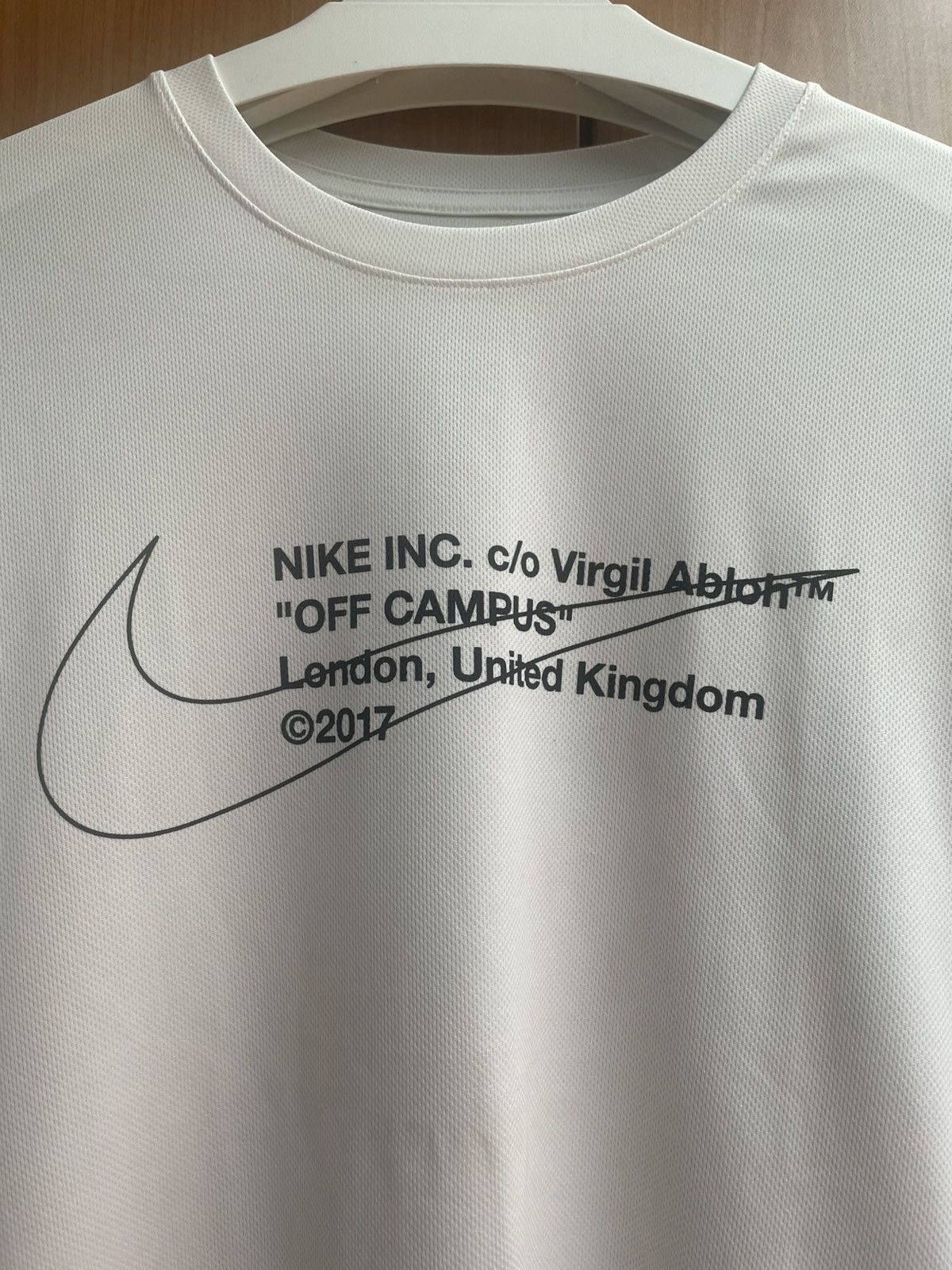 Nike × Off-White Nike x Off White Off Campus Running Tee Size US M / EU 48-50 / 2 - 2 Thumbnail
