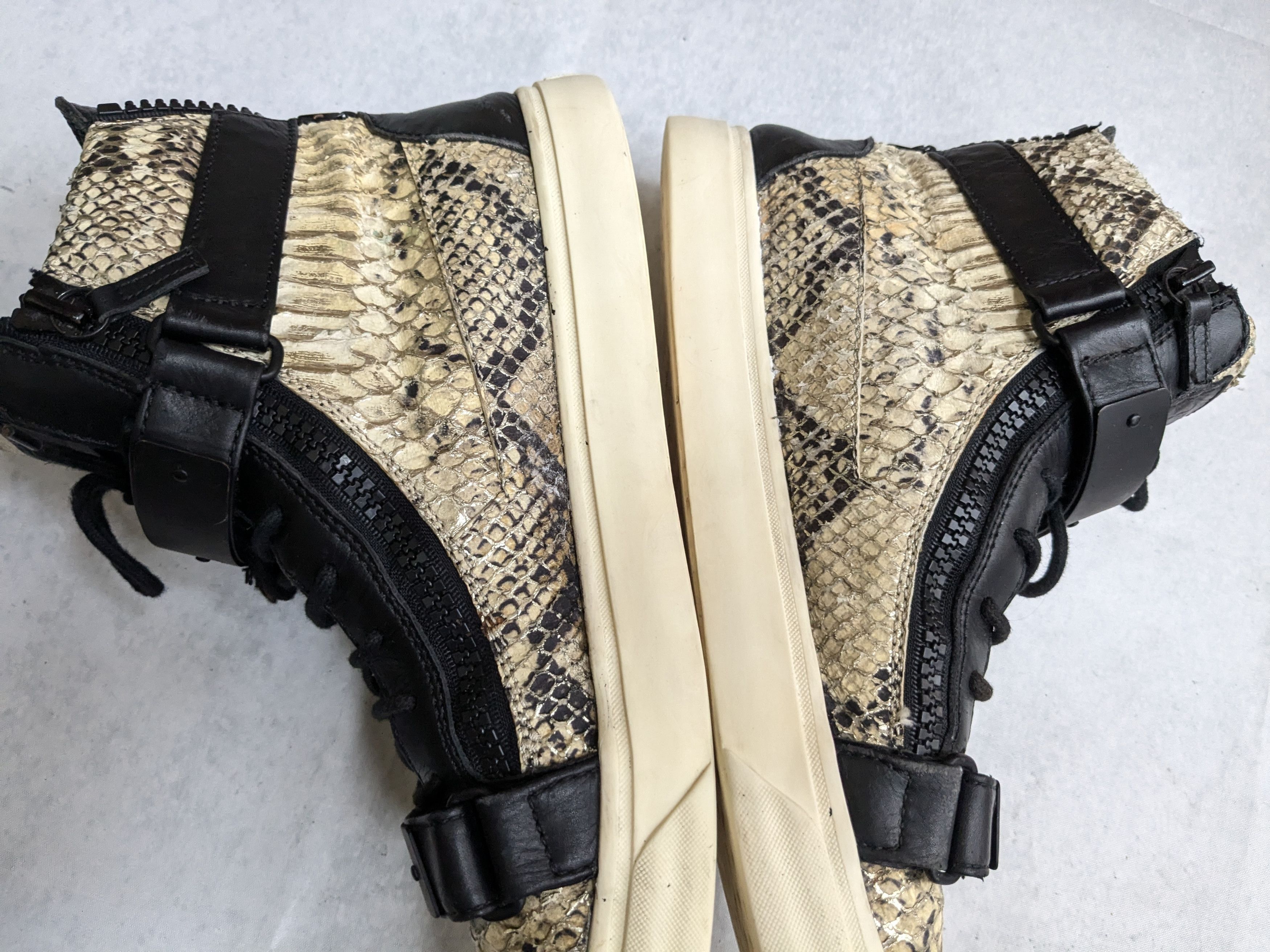 Giuseppe Zanotti Giuseppe Zanotti Sneakers Snakeskin Black 12 45 Size US 12 / EU 45 - 15 Thumbnail
