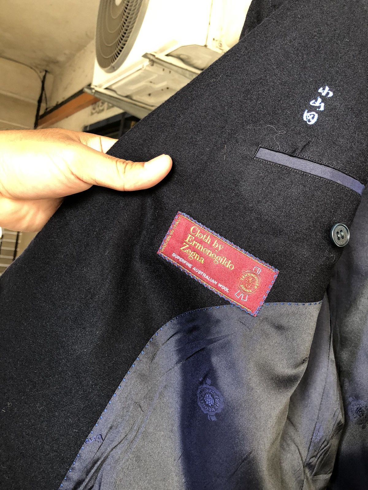 Ermenegildo Zegna Zegna Special Hand Made Baron's Single Breasted Wool Blazer Size US XXL / EU 58 / 5 - 16 Thumbnail