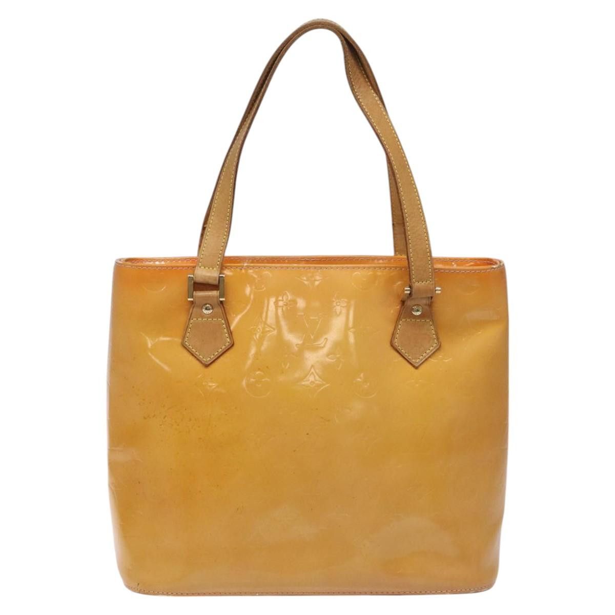 Louis Vuitton Houston Yellow Patent Leather Handbag (Pre-Owned) Size ONE SIZE - 1 Thumbnail