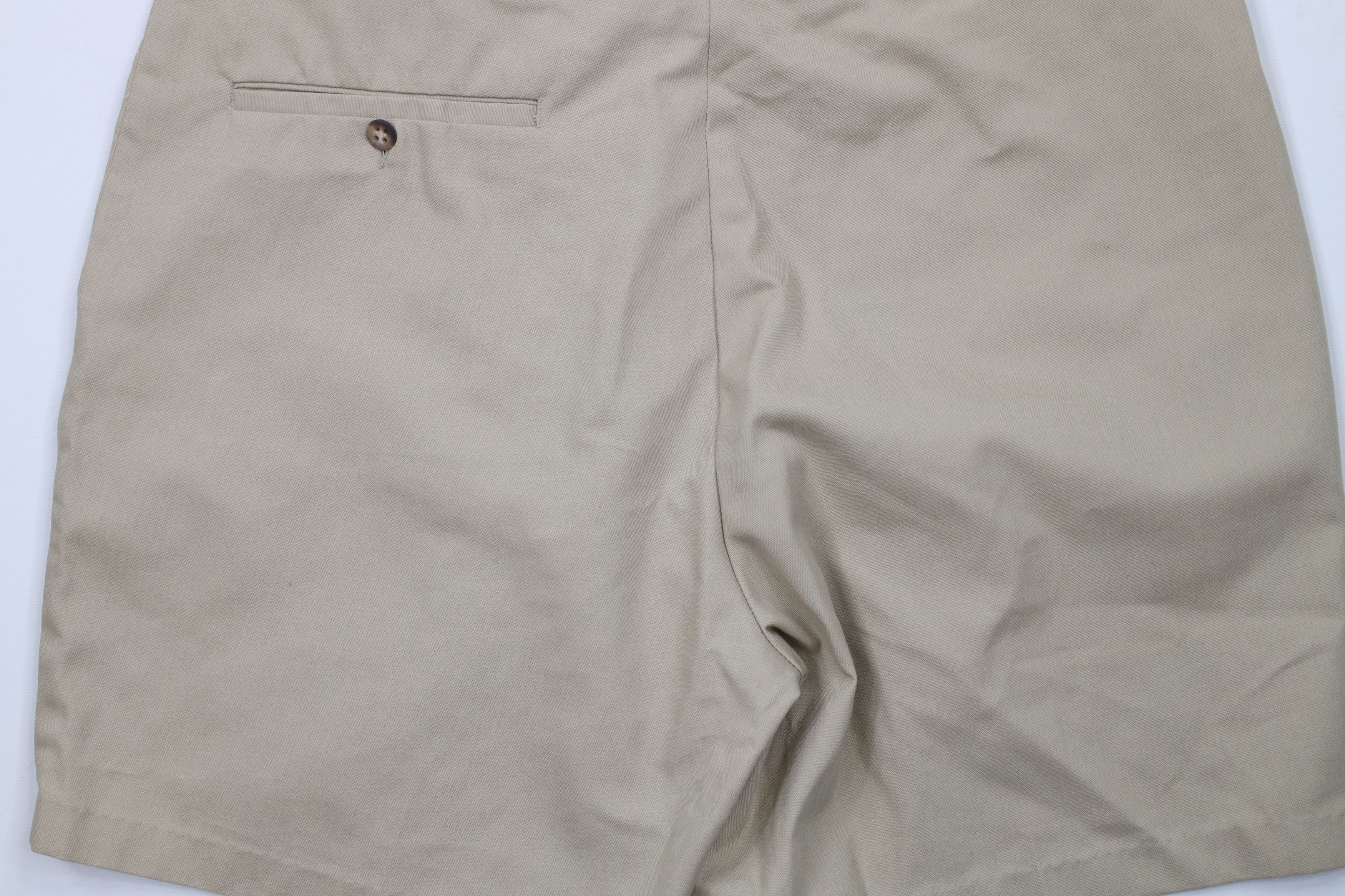 Vintage Vintage 70s Streetwear Made Above Knee Chino Shorts USA Size US 34 / EU 50 - 9 Thumbnail