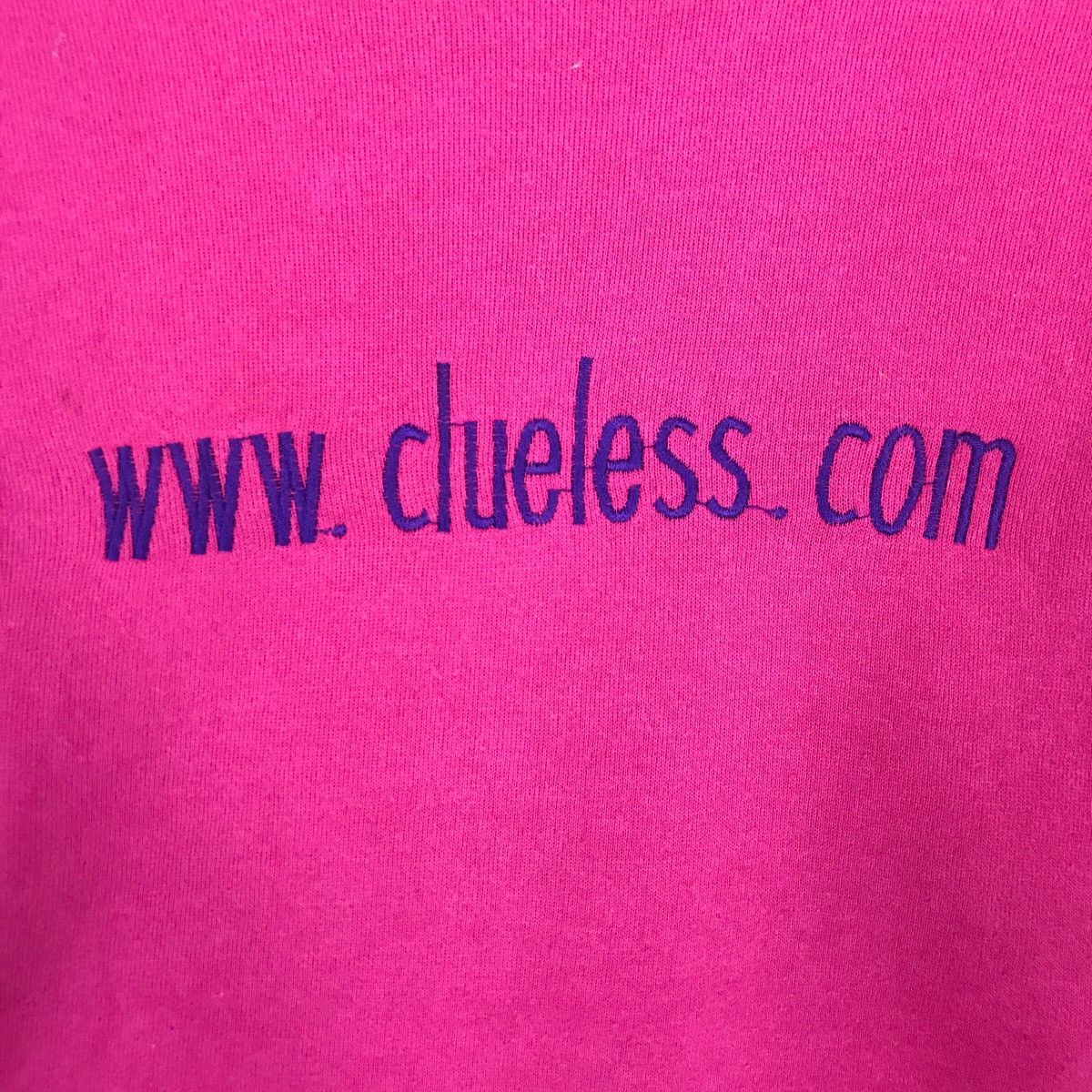 Hanes Vintage Hanes www.clueless.com Spell Out Pullover Jumper Size US L / EU 52-54 / 3 - 3 Thumbnail