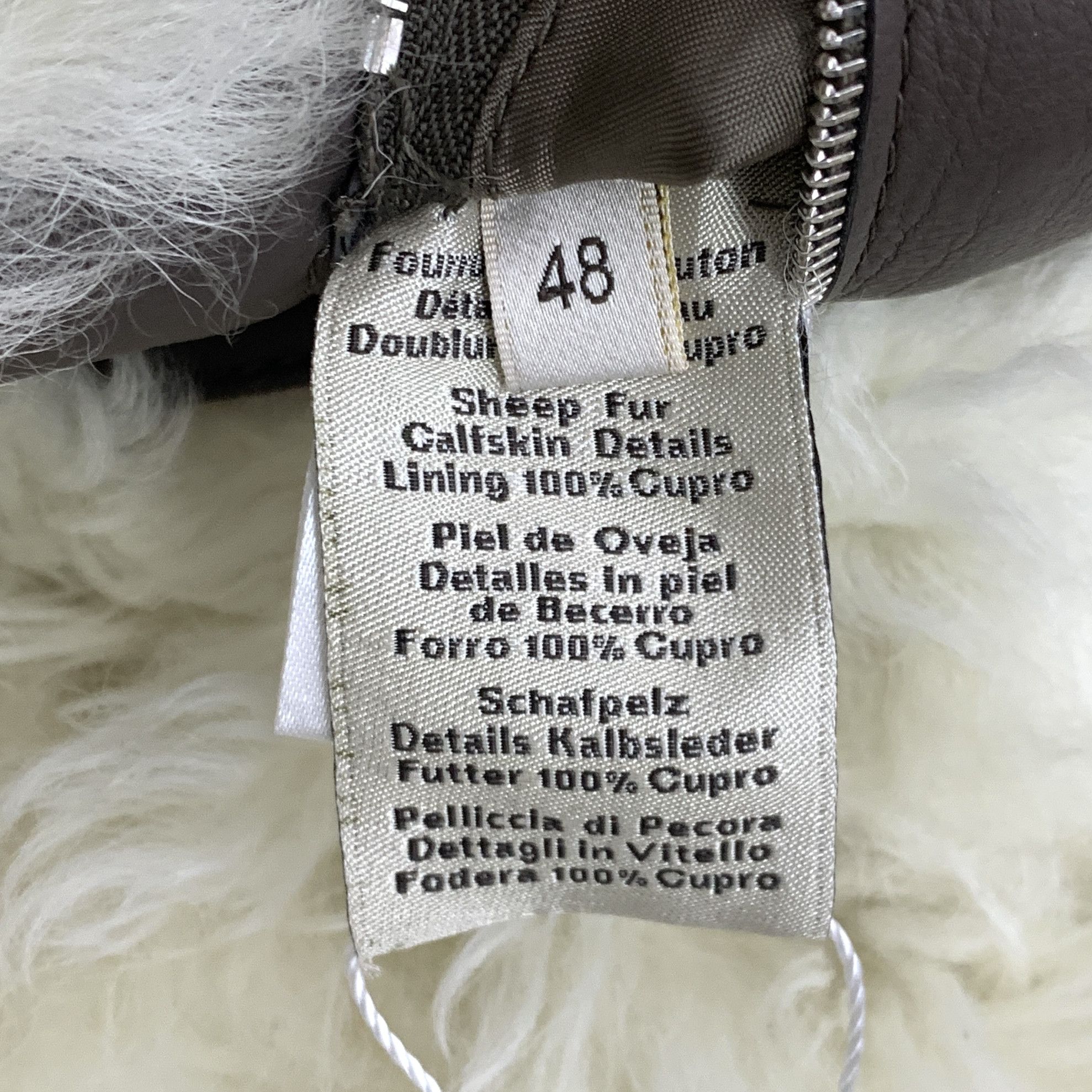 Hermes Hermes Shearling Jacket Off-White (48) Size US M / EU 48-50 / 2 - 6 Thumbnail