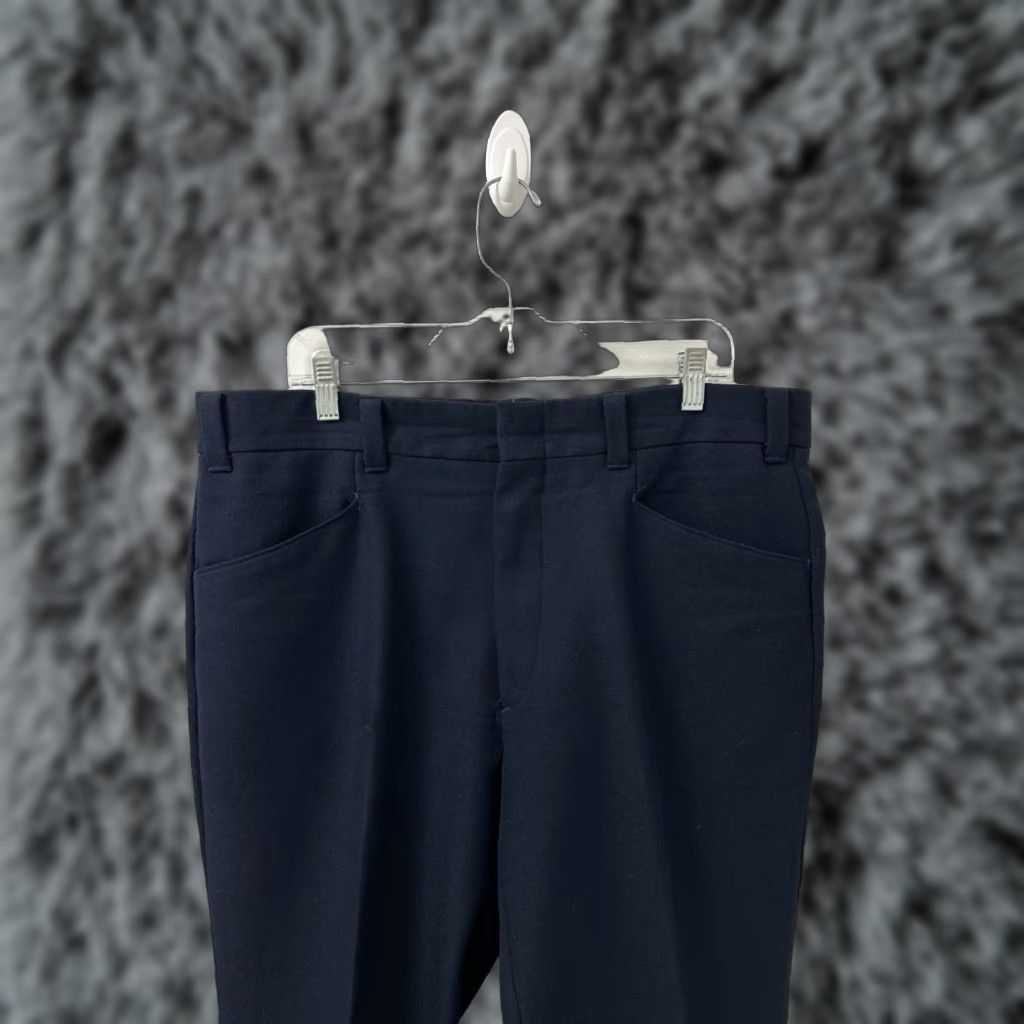 Levi's VINTAGE Levi's Panatela Pants Mens 39x30 Navy Blue Straight Leg Casual Trousers Size US 39 - 1 Thumbnail