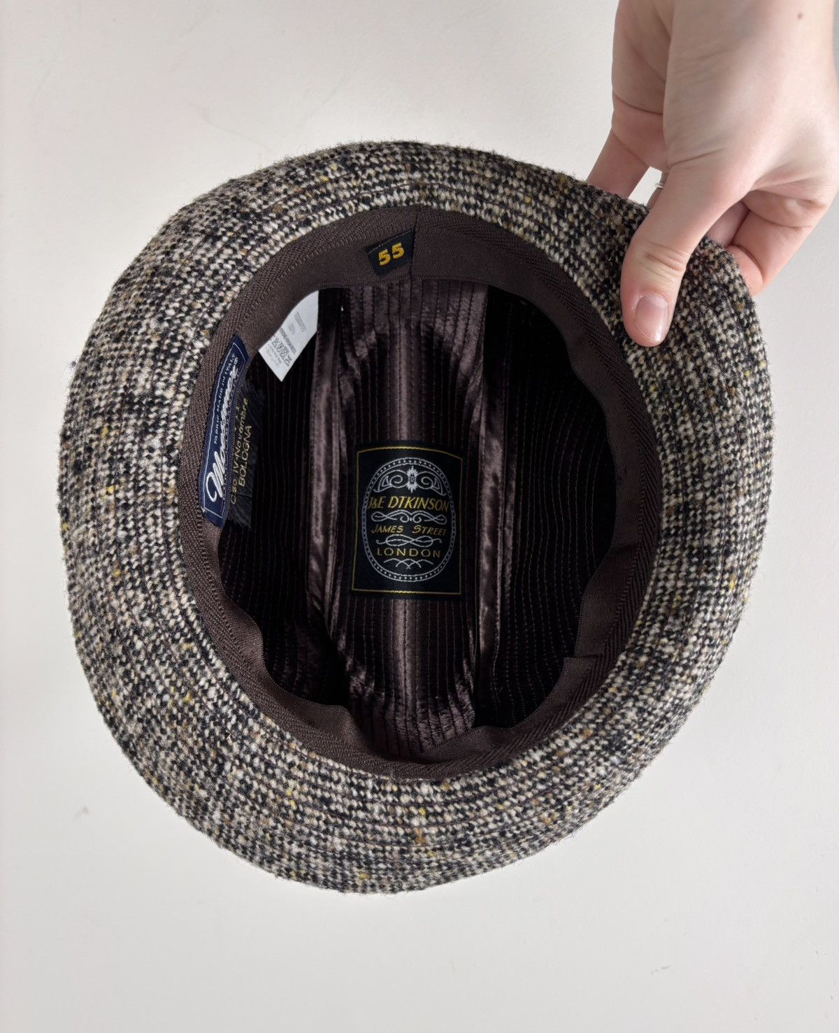 Other Moessmer Barbetti Bologna Wool Tweed Trilby Fedora Hat Size ONE SIZE - 5 Thumbnail
