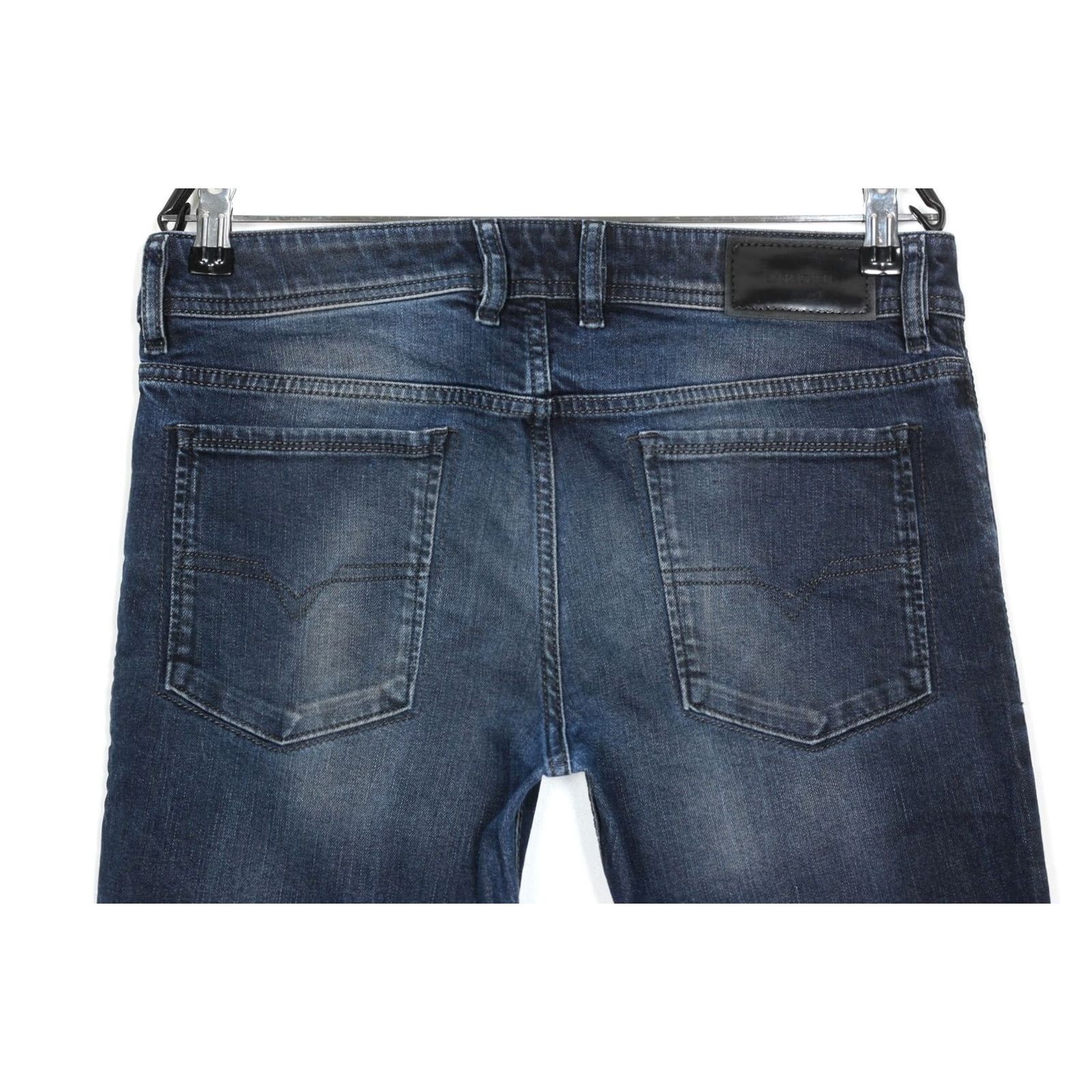 Diesel DIESEL SLEENKER 0842Q STRETCH Faded Slim Skinny Jeans Men 31/30 Blue Denim 5-Pocket DZ2837 Mens Jeans Size US 31 - 4 Thumbnail