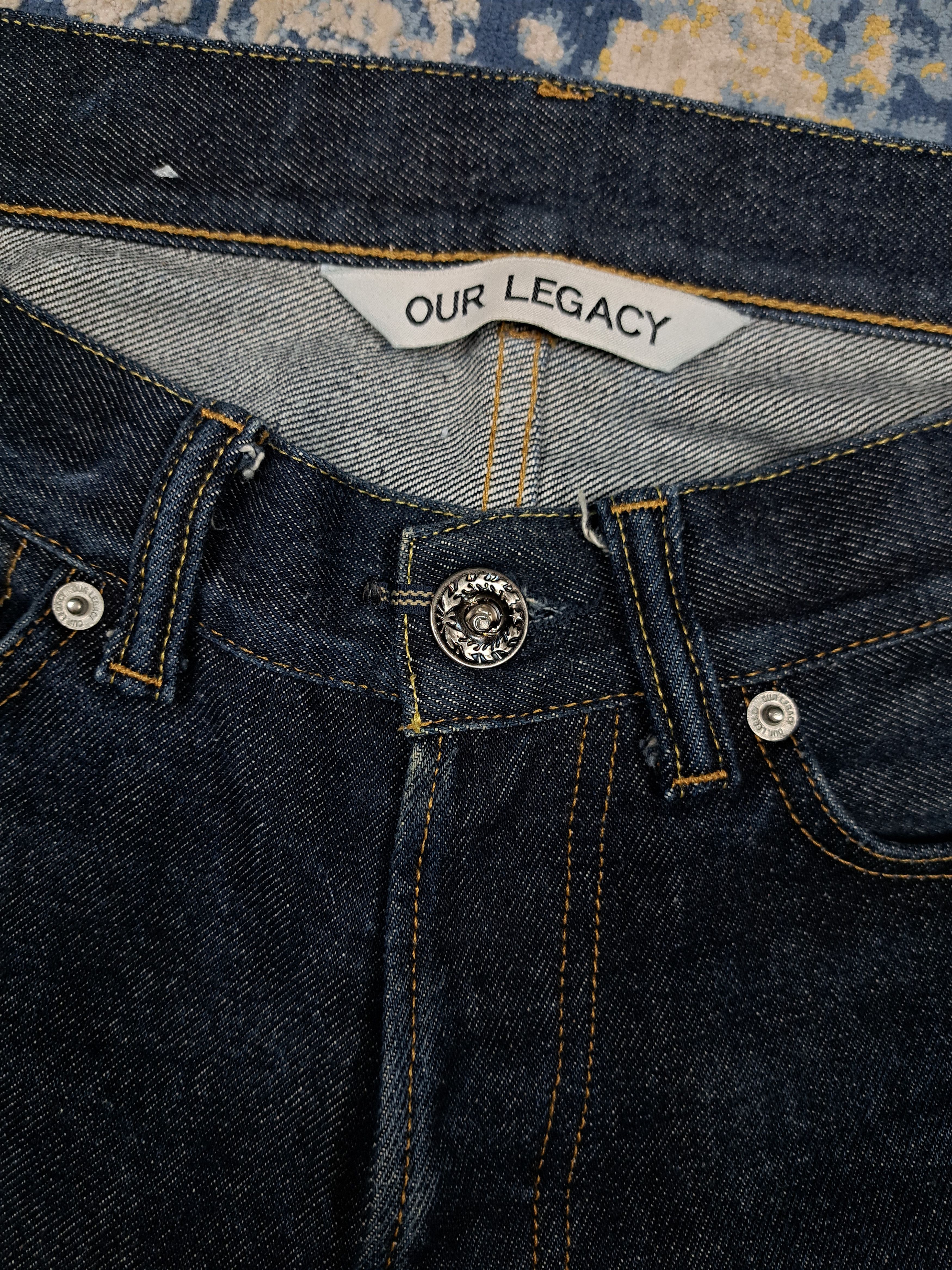 Our Legacy Our Legacy Zero Cut Raw Indigo Denim Size US 29 - 4 Thumbnail