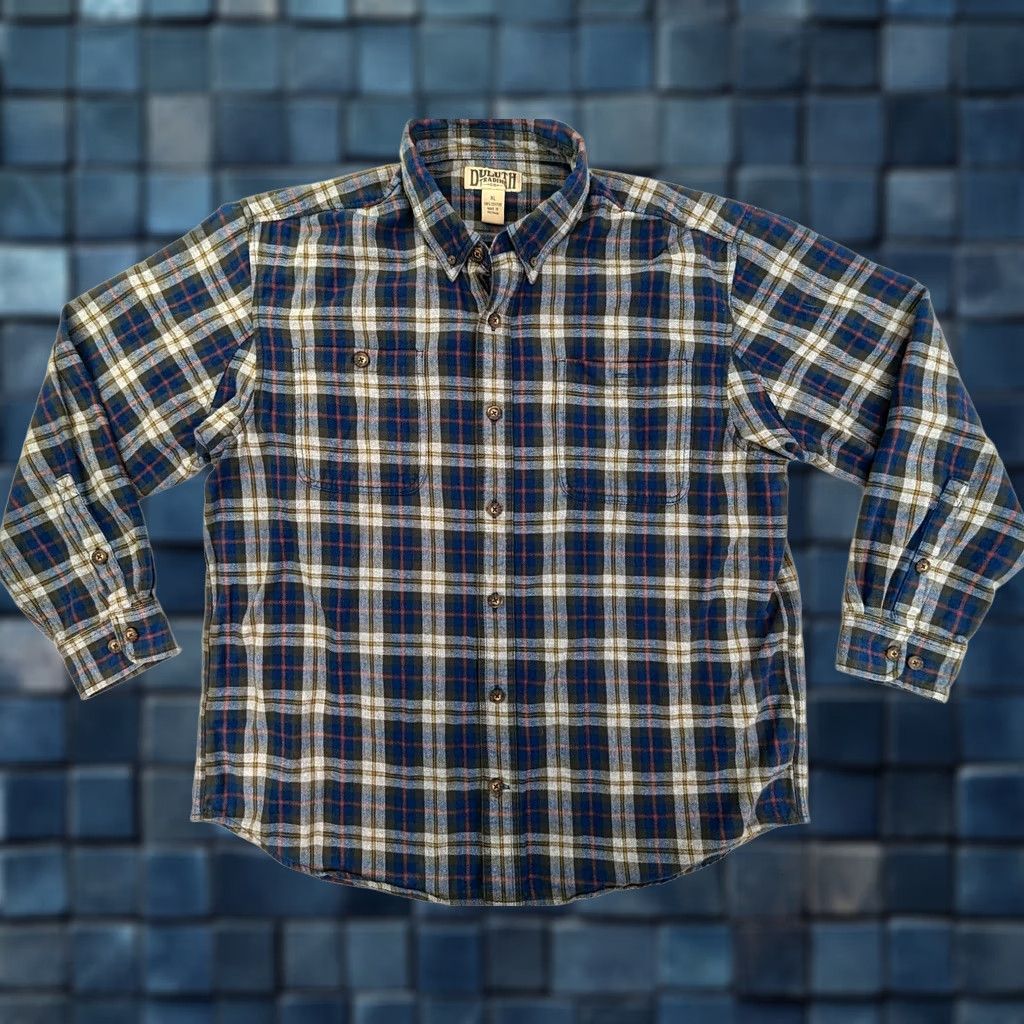 Vintage Duluth Button-Up Shirt Men XL Plaid Lightweight Flannel Blue Red Check Casual Workwear Long Sleeve Button-Down Shirt Size US XL / EU 56 / 4 - 1 Thumbnail