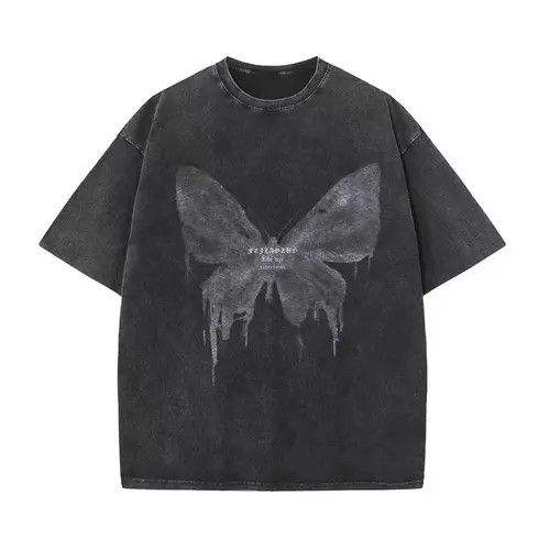 Japanese Brand Streetwear Butterfly Print Tee Shirt Size US S / EU 44-46 / 1 - 1 Thumbnail