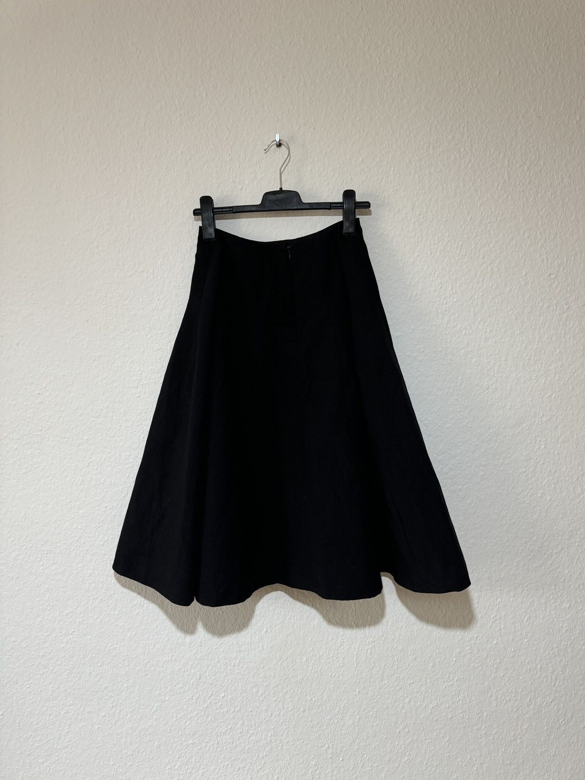 Designer × Dries Van Noten ARCHIVE DRIES VAN NOTEN CARKAS FRAME MAXI BLACK SKIRT SIZE42 Size 28" / US 6 / IT 42 - 3 Thumbnail