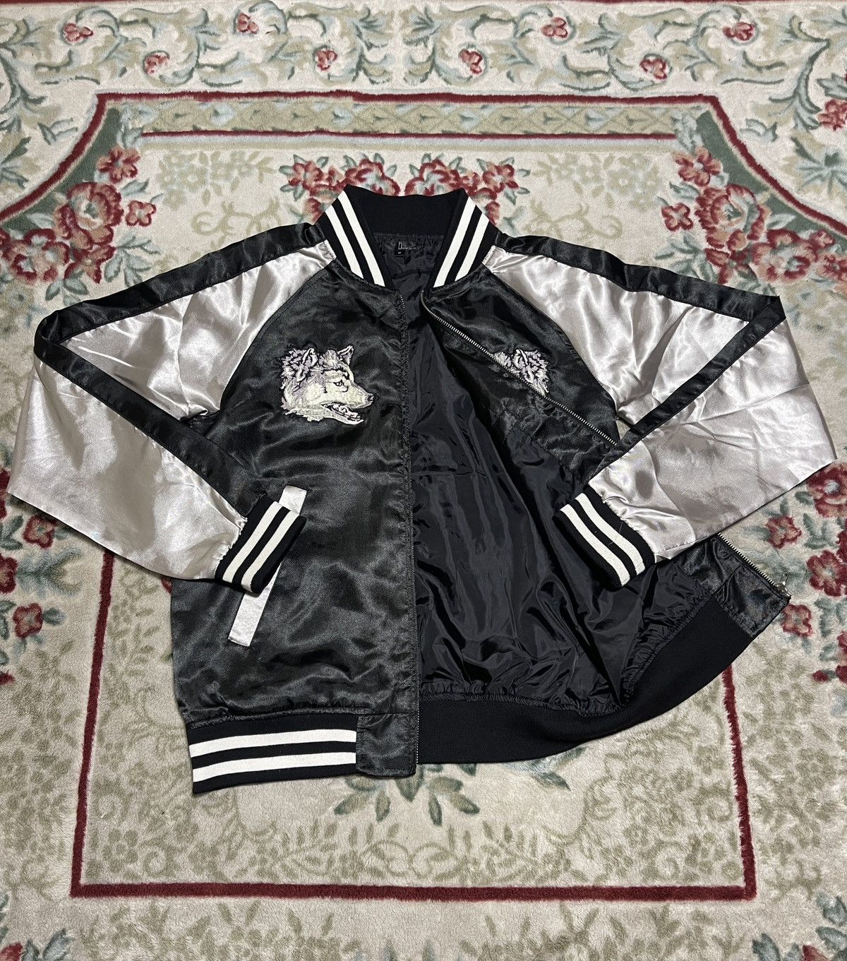 Japanese Brand 5zip five Japan map embroidery Sukajan M Size US M / EU 48-50 / 2 - 4 Thumbnail