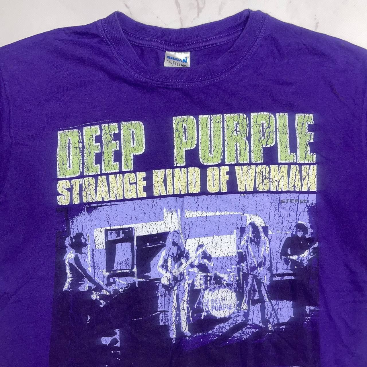 Vintage 10 Deep Purple Strange Kind Of Woman Band Shirt Size M Size US M / EU 48-50 / 2 - 6 Thumbnail