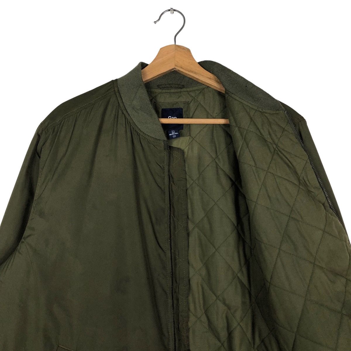 Japanese Brand 🔥Riot Riot Vintage Bomber Jacket Gap Military Colour Design Size US L / EU 52-54 / 3 - 12 Thumbnail