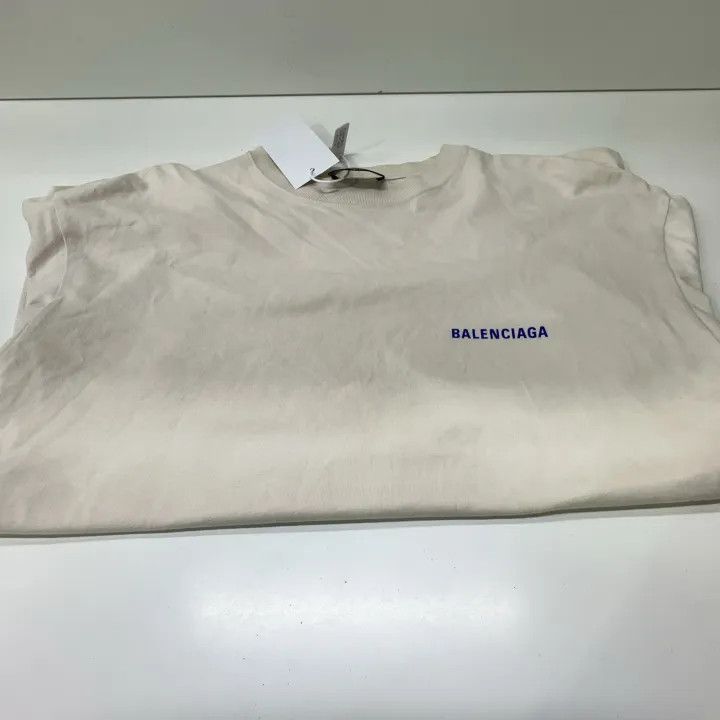 Balenciaga Balenciaga Balenciaga Logo Print Short Sleeve TShirt -2507 Size US S / EU 44-46 / 1 - 4 Thumbnail