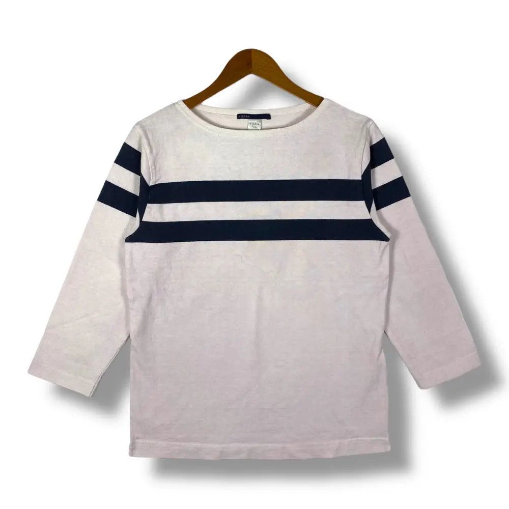 Jigsaw Japanese Brand JIGSAW Rough Long Sleeve Tee Shirt Size 2 Size M / US 6-8 / IT 42-44 - 1 Thumbnail