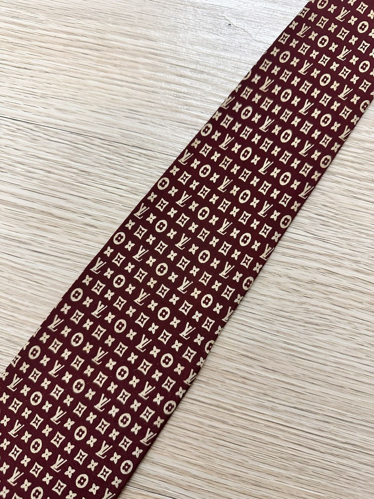 Designer Louis Vuitton Monogram Tie Size ONE SIZE - 6 Thumbnail