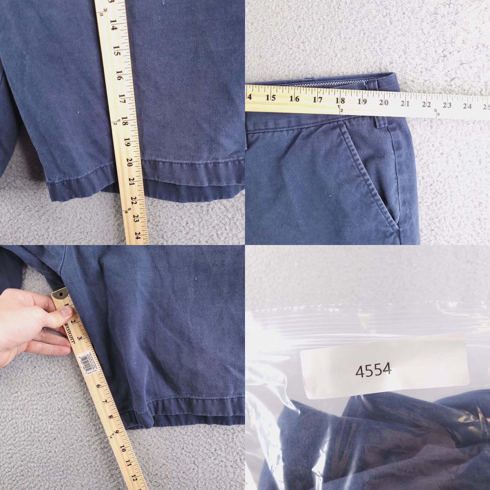 Nautica Nautica Shorts Mens 42 Blue Chino Distressed Navy Flat Front Casual Size US 42 / EU 58 - 8 Thumbnail