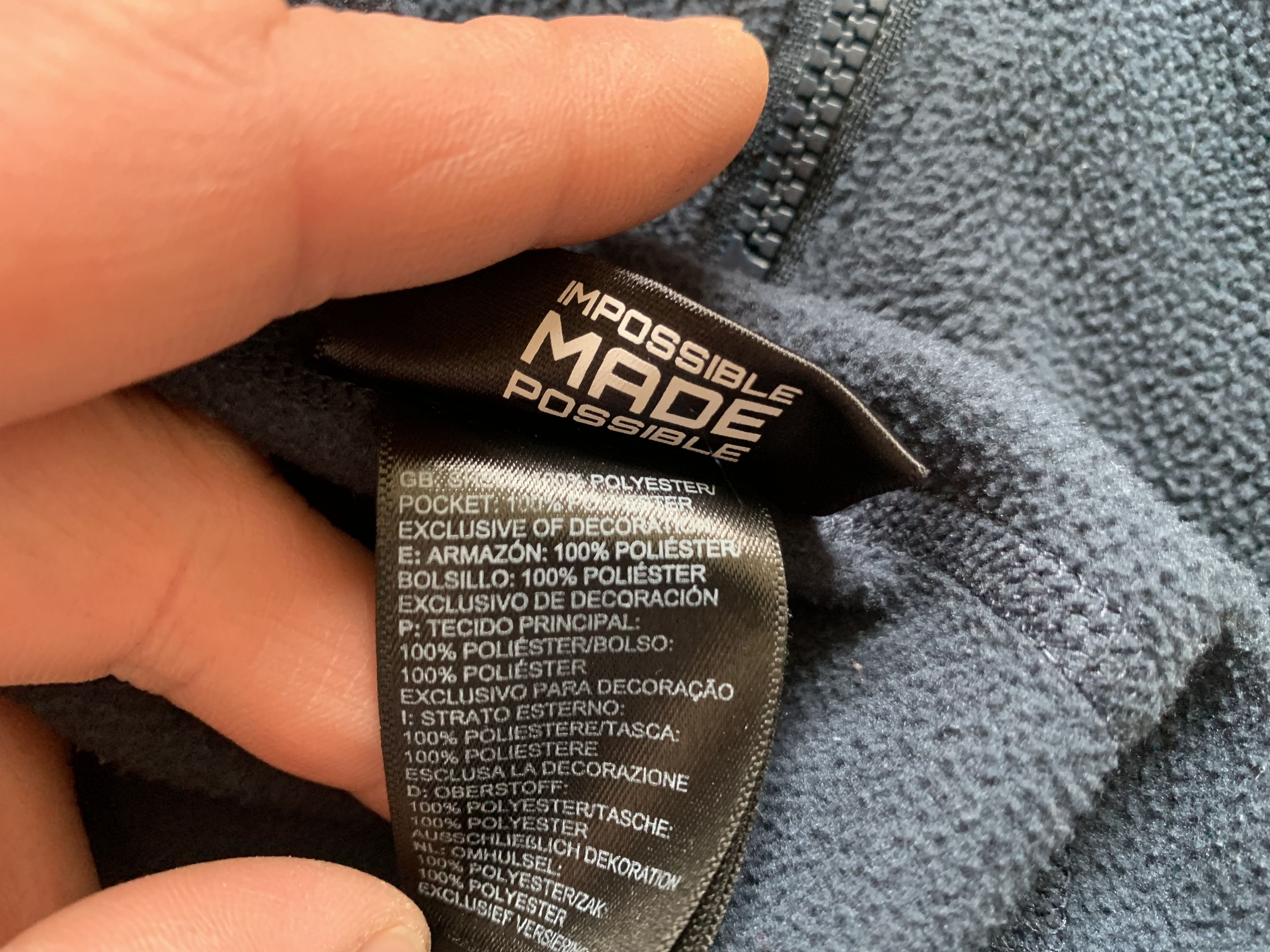 The North Face The North Face Polartec Mens Full Zip Fleece Jacket Size US XL / EU 56 / 4 - 8 Thumbnail