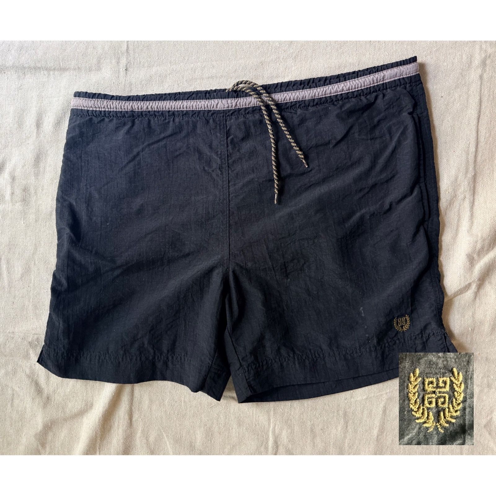 Givenchy Vintage 90s Givenchy Activewear Nylon Swim Trunks Gym Shorts Size US 32 / EU 48 - 1 Thumbnail