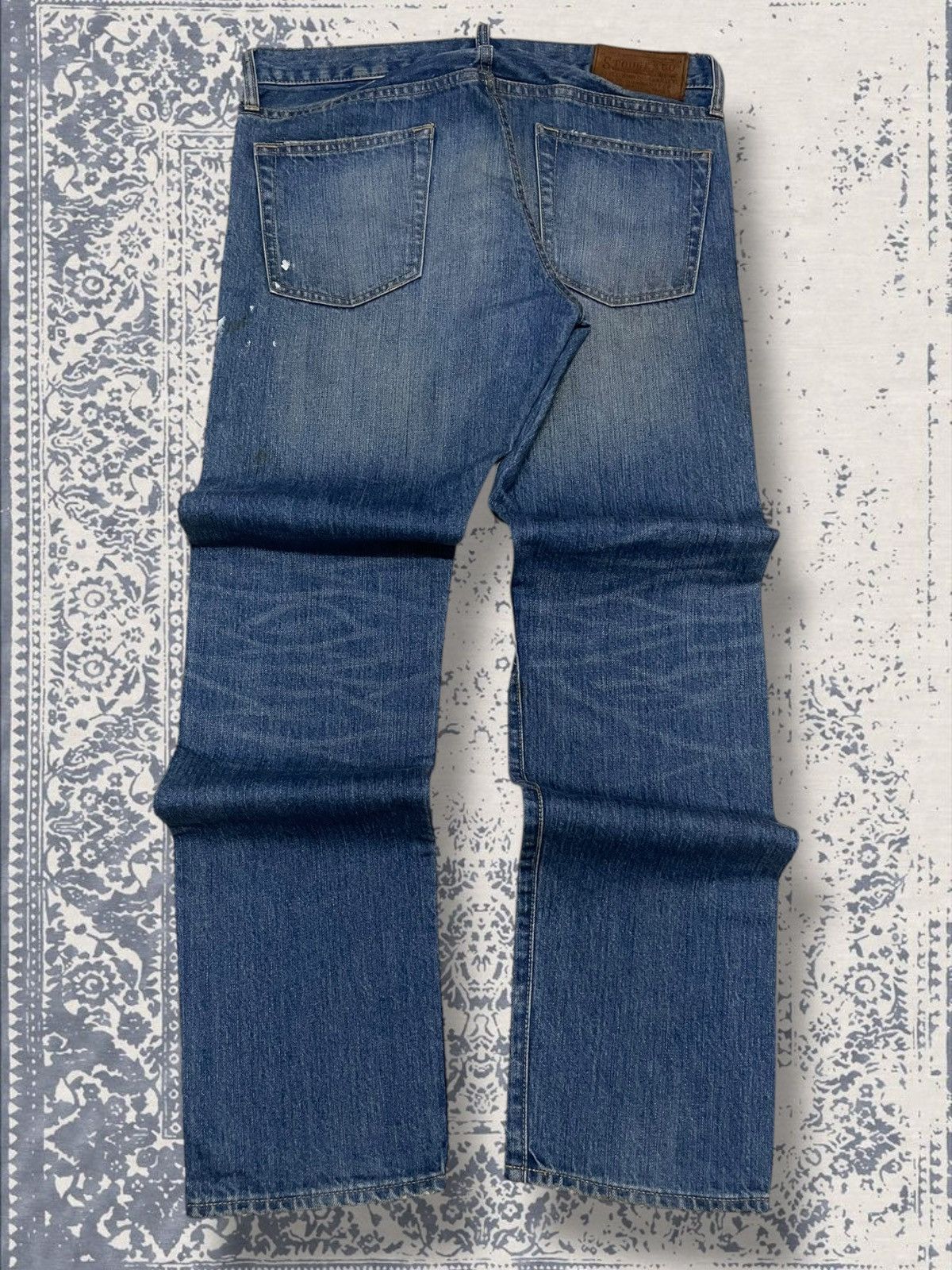 Designer × Japanese Brand × Vintage Vintage 1990s Japan Designer Stooge Distressed Splash Denim Size US 32 / EU 48 - 8 Thumbnail