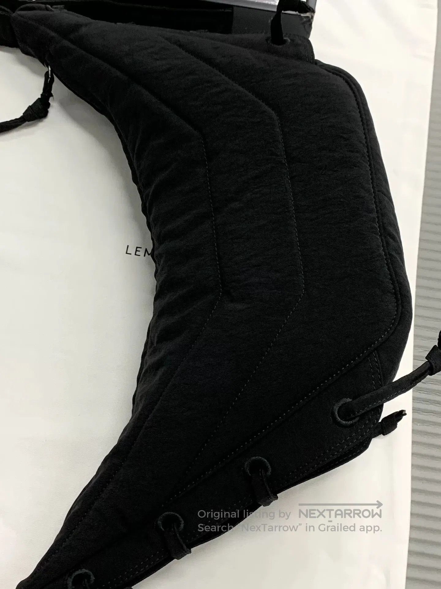 Lemaire Lemaire Small Black Croissant Bag. Size ONE SIZE - 8 Thumbnail