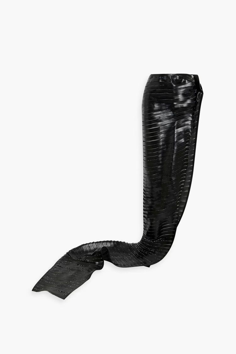 Rick Owens o1y0126 Maxi Skirt in Black Size 28" / US 6 / IT 42 - 1 Thumbnail