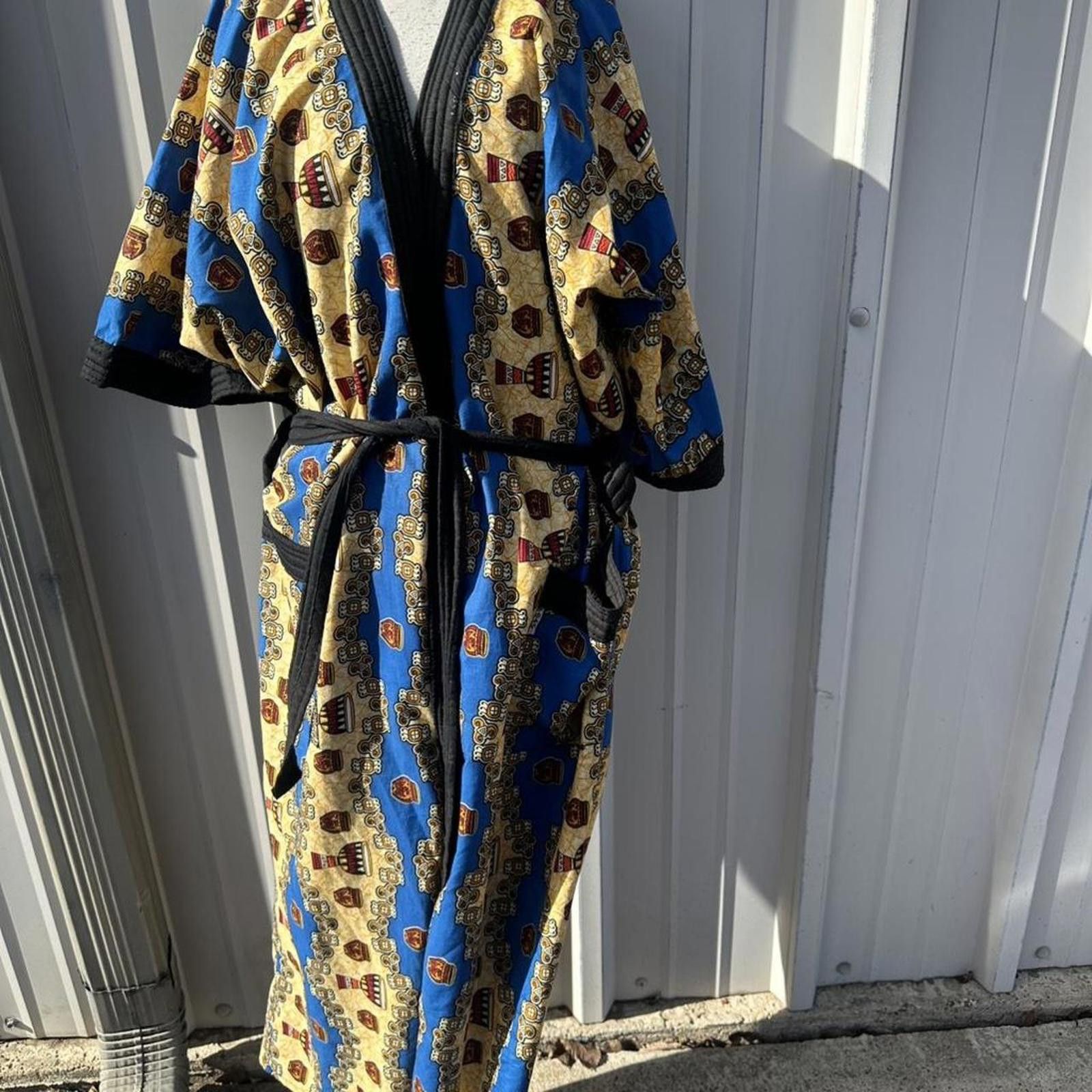 Other Multicoloured vintage robe with a relaxed fit, Size ONE SIZE - 1 Thumbnail