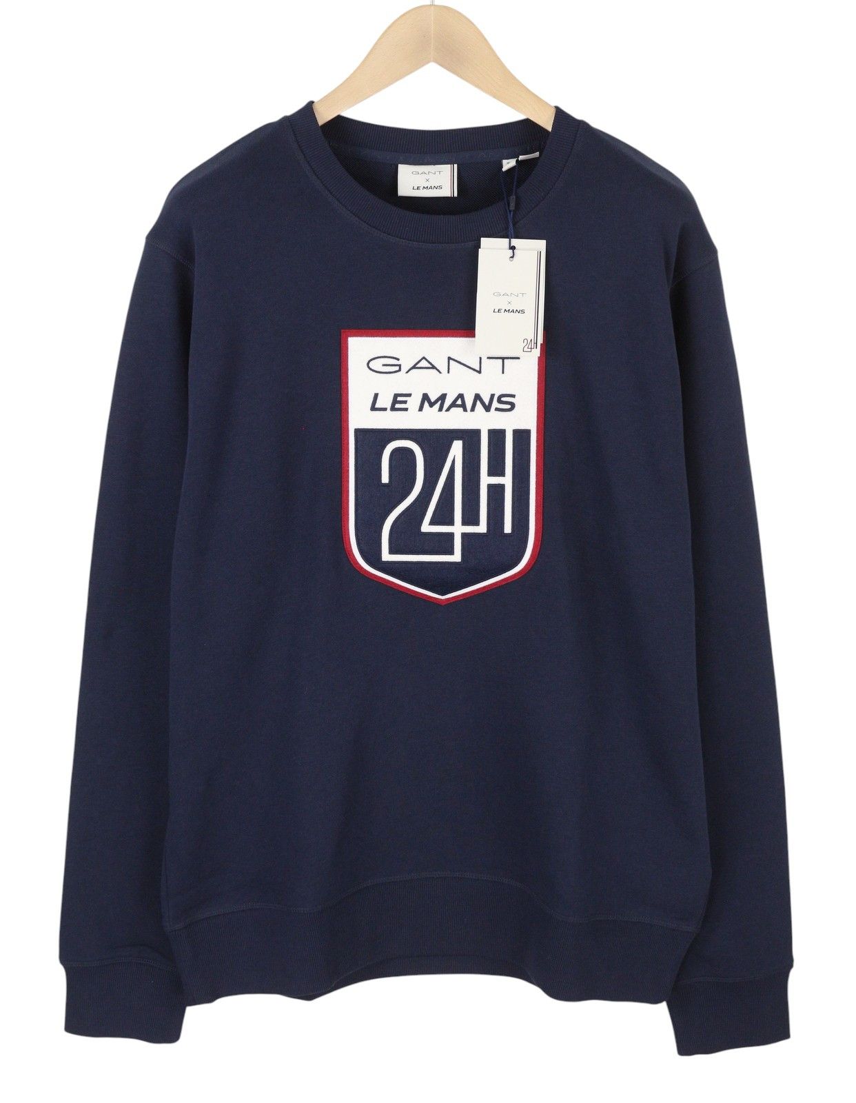 Gant C-NECK 2XL Evening Blue Logo Sweatshirt 87321 Size US XXL / EU 58 / 5 - 1 Thumbnail