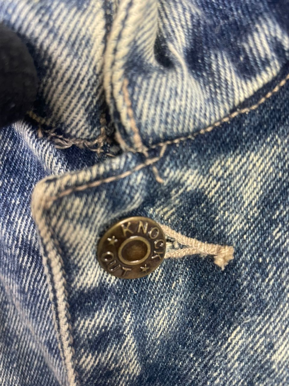 Designer Bright Light Vintage Stone Wash Denim Jacket Size US L / EU 52-54 / 3 - 2 Thumbnail