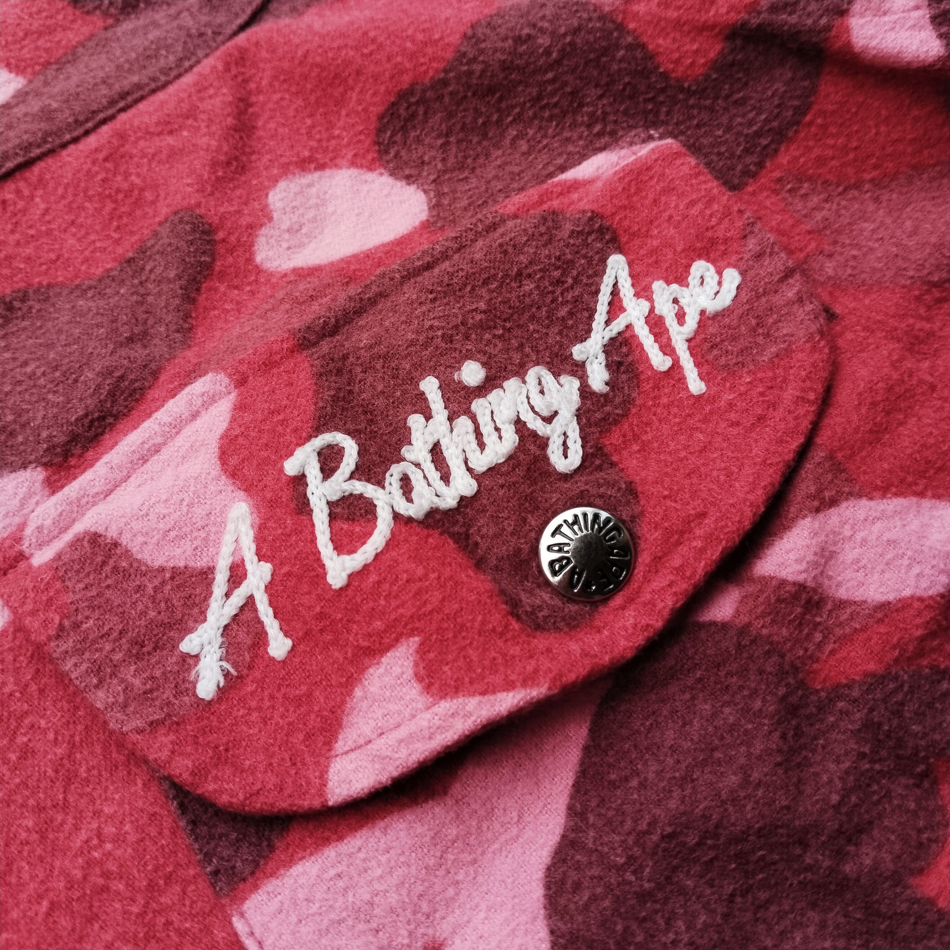 Bape 2008 Bape NFS Red Camo Button Up Size US S / EU 44-46 / 1 - 4 Thumbnail