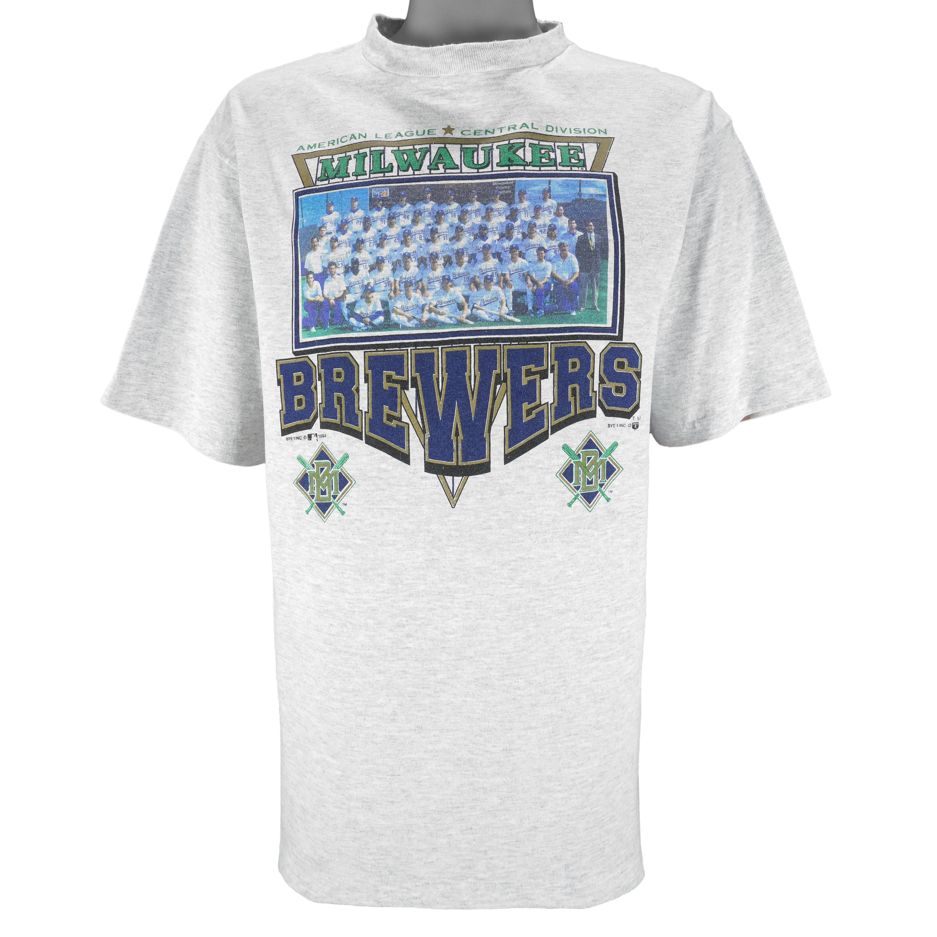 MLB Milwaukee Brewers Team Players T-Shirt 1994 Size US L / EU 52-54 / 3 - 1 Thumbnail