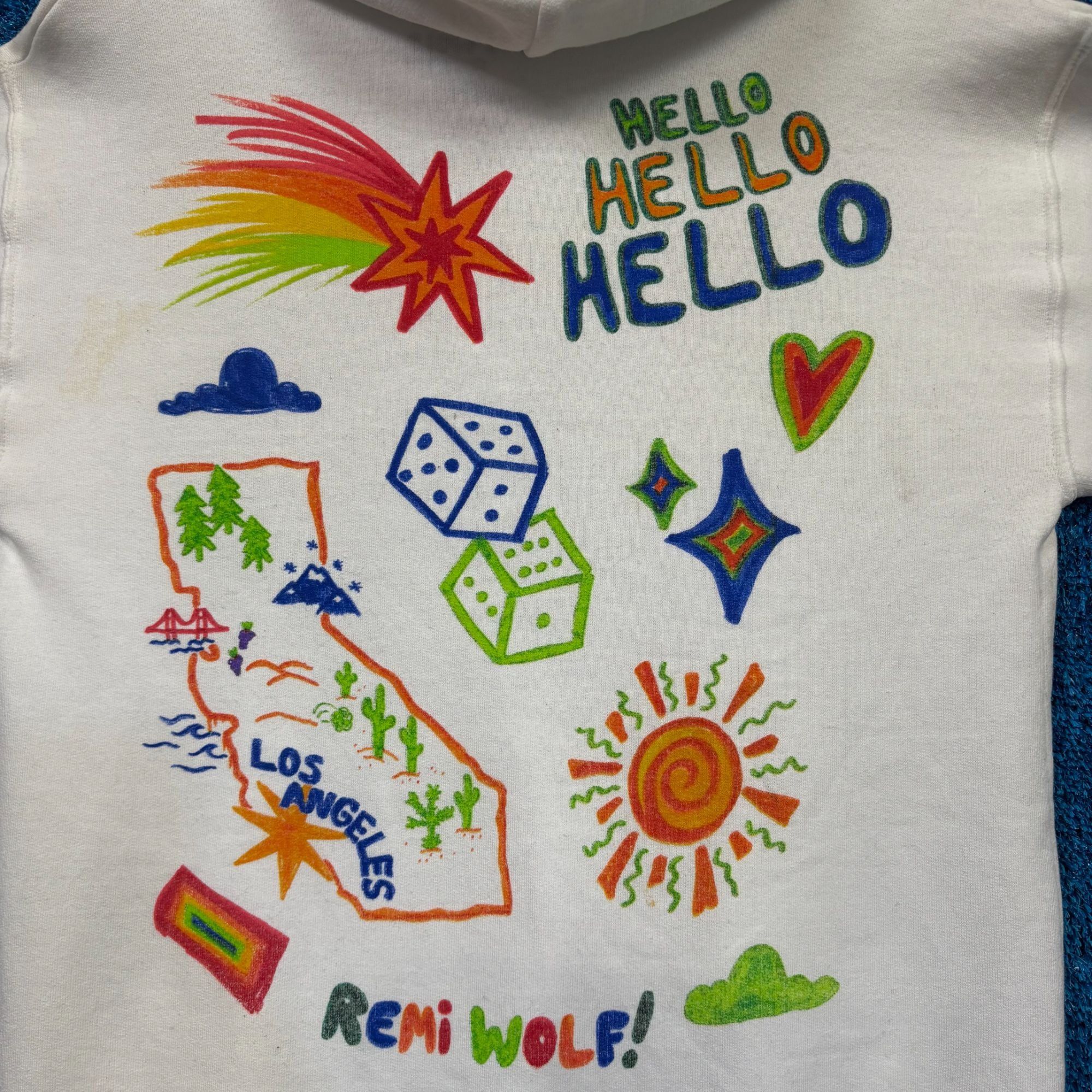 Other Remi Wolf Hello Hello Doodle Art Hello We Love Dogs Hoodie S Size US S / EU 44-46 / 1 - 3 Thumbnail